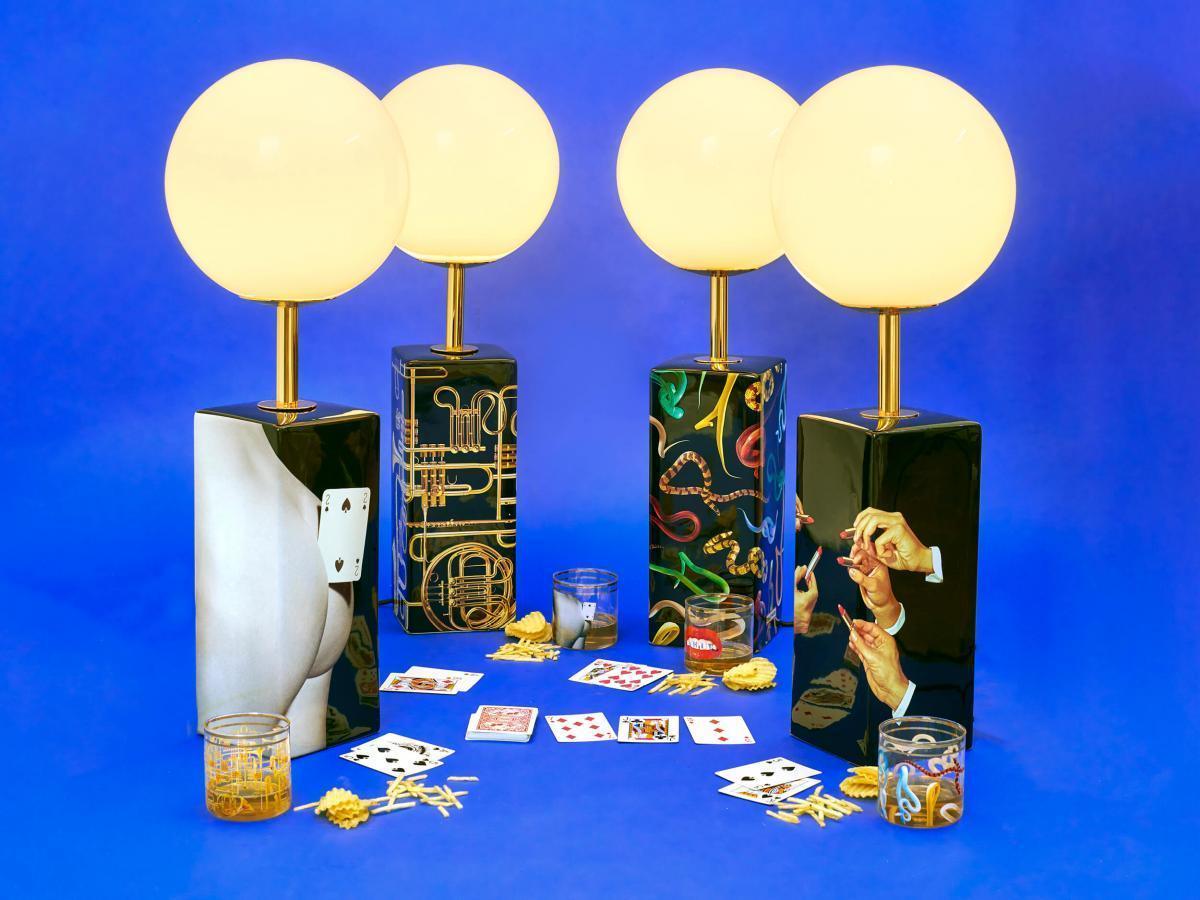 Lampa stołowa SNAKES czarny Seletti Eye on Design