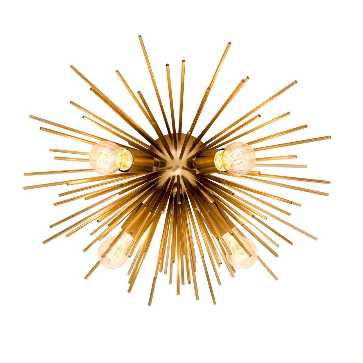 Lampa sufitowa BOIVIN matowy mosiądz Eichholtz Eye on Design