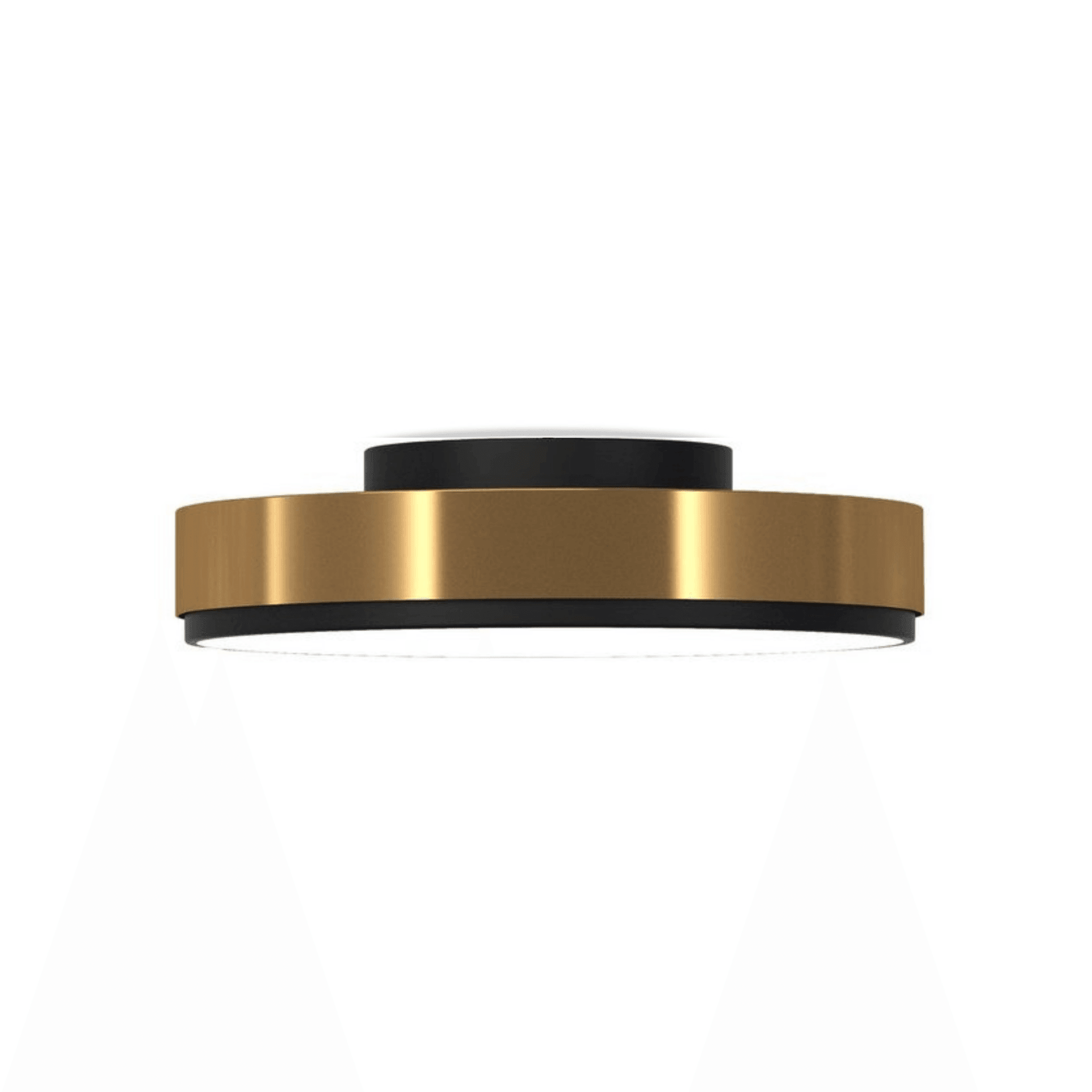 Lampa sufitowa DISCUS czarny z mosiężnym wykończeniem Contardi L bez opcji ściemniania Eye on Design