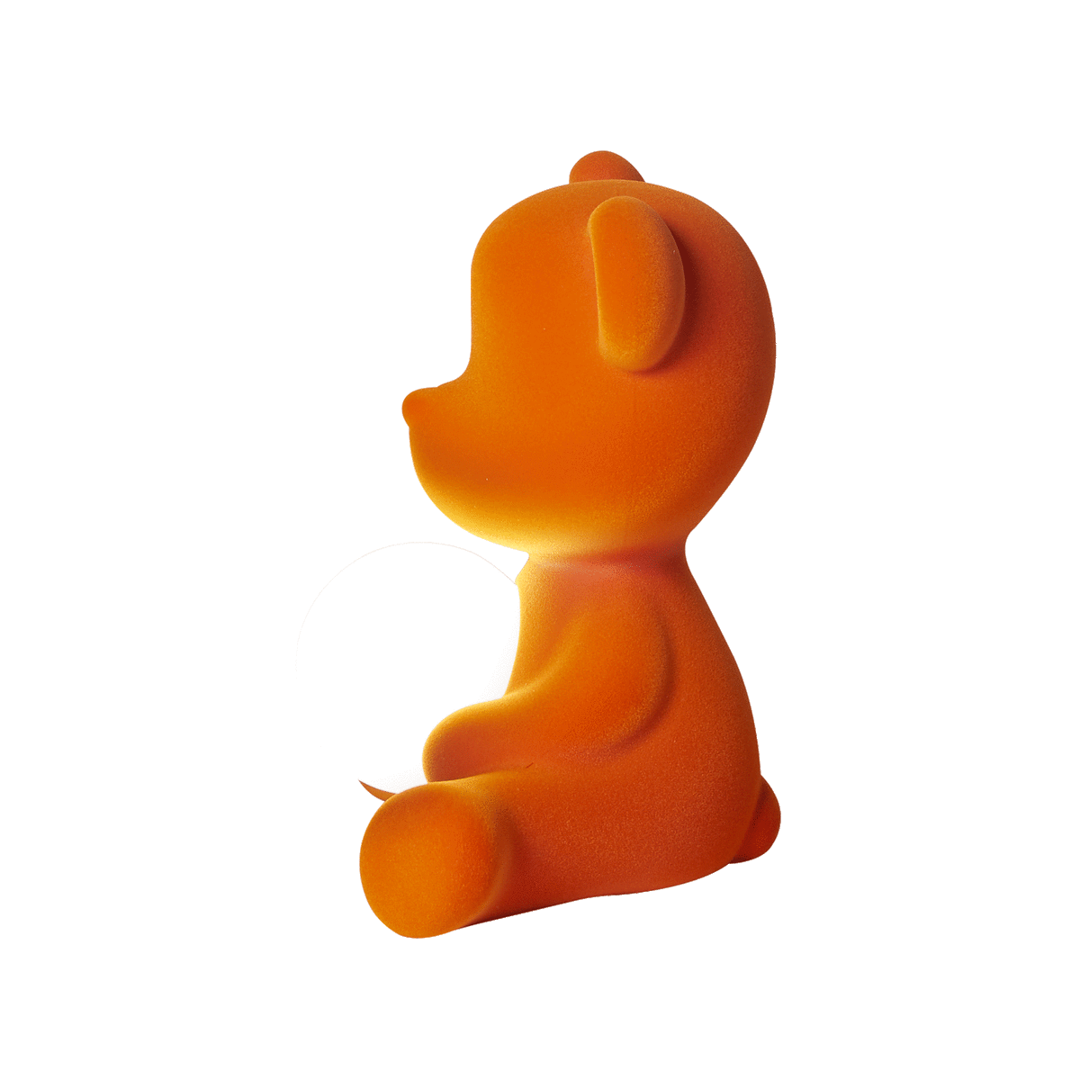 Lampa TEDDY GIRL VELVET pomarańczowa Qeeboo Eye on Design