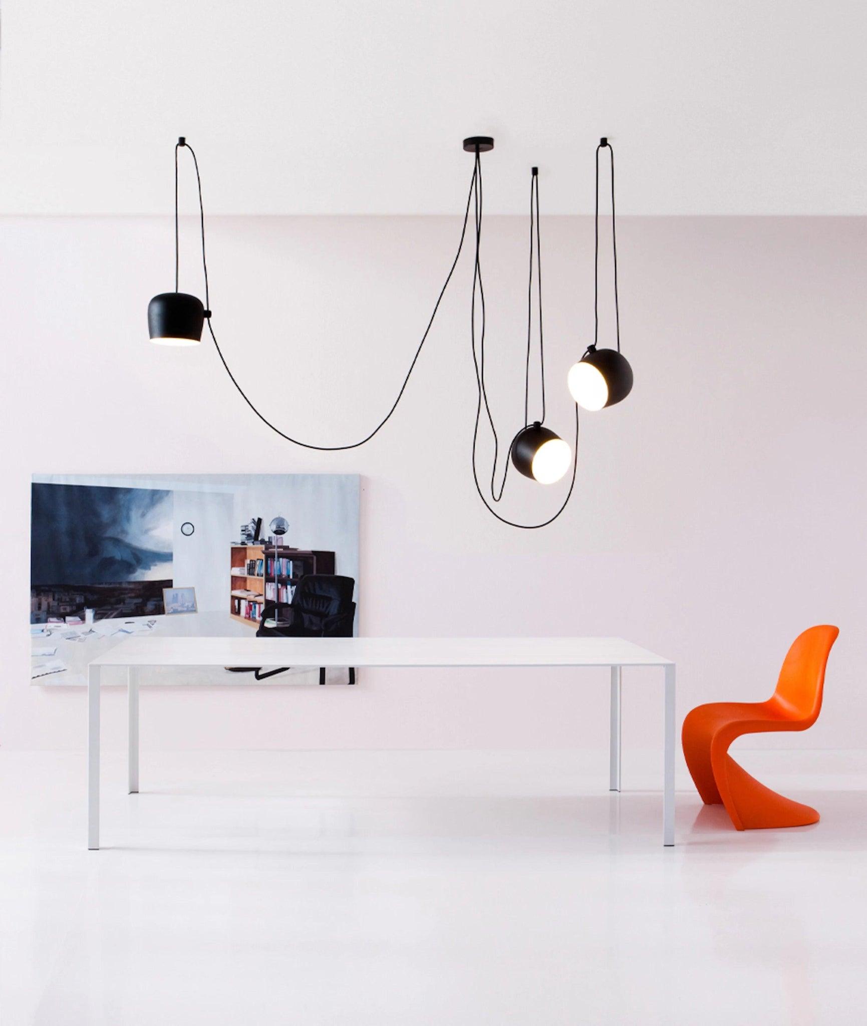 Lampa wisząca AIM czarny – styl nowoczesny