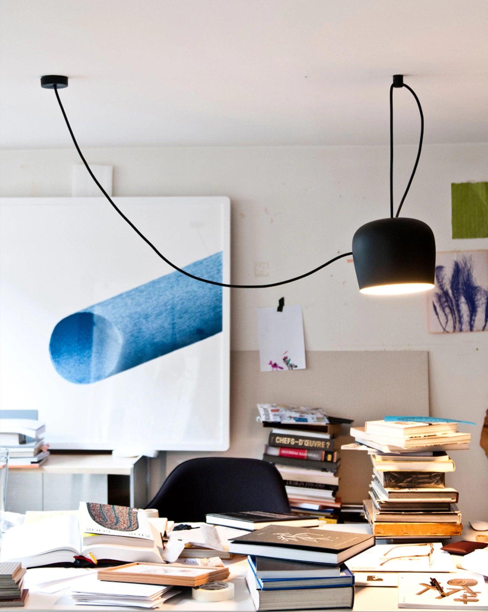Lampa wisząca AIM czarny, marka Flos