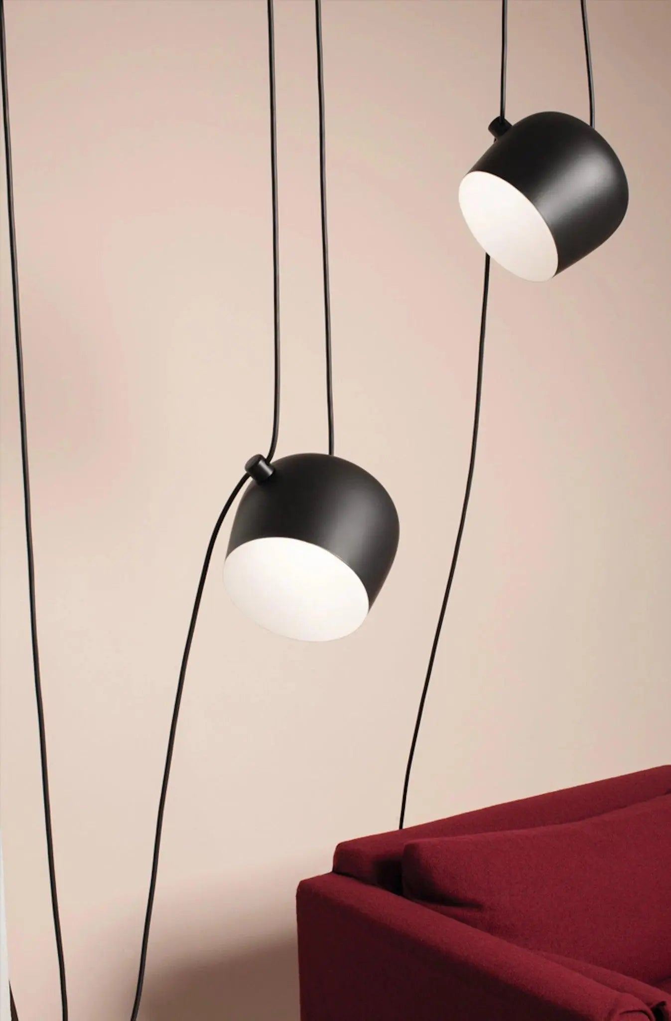 Lampa wisząca AIM czarny – styl nowoczesny