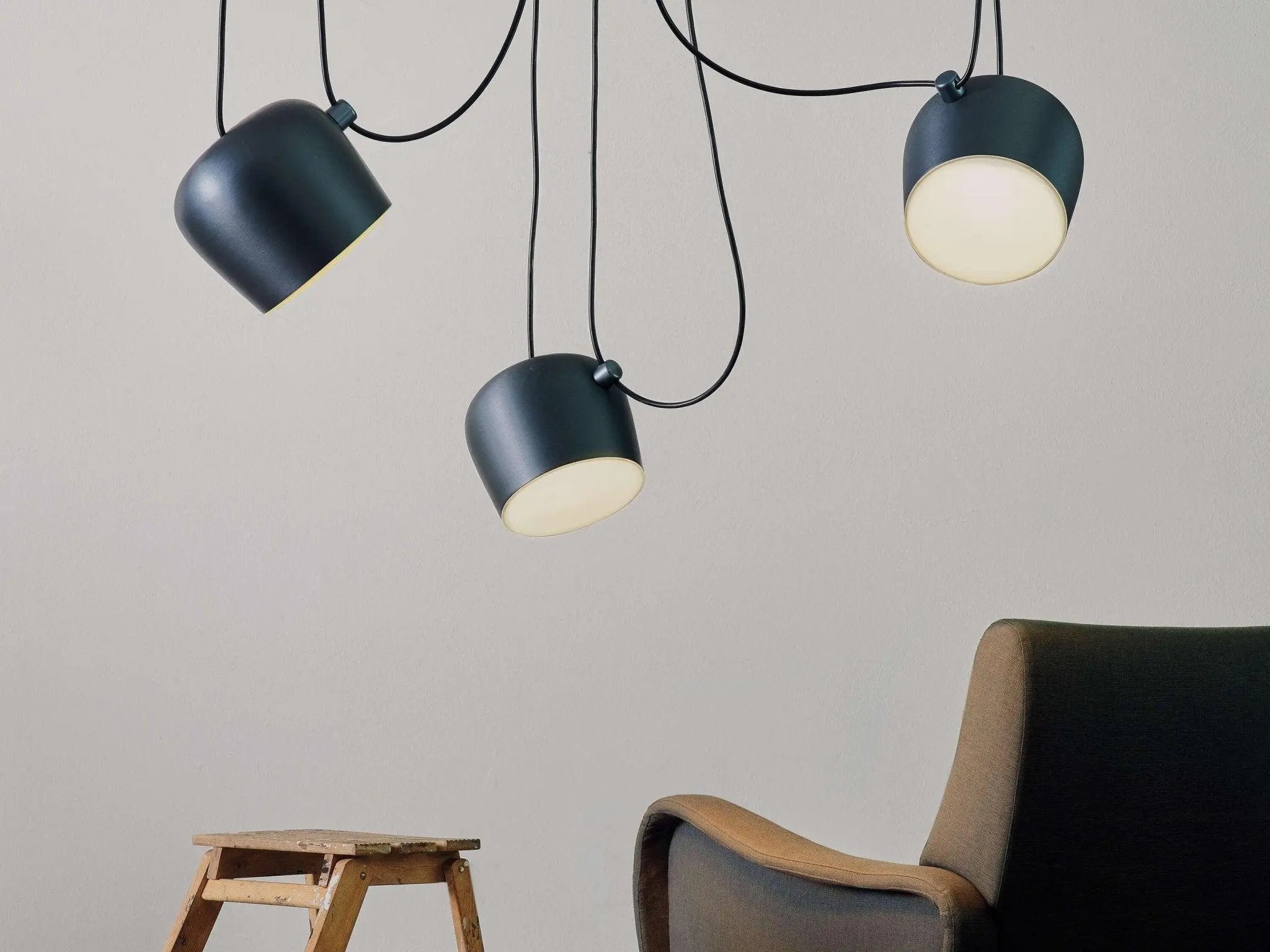 Lampa wisząca AIM granatowy, marka Flos