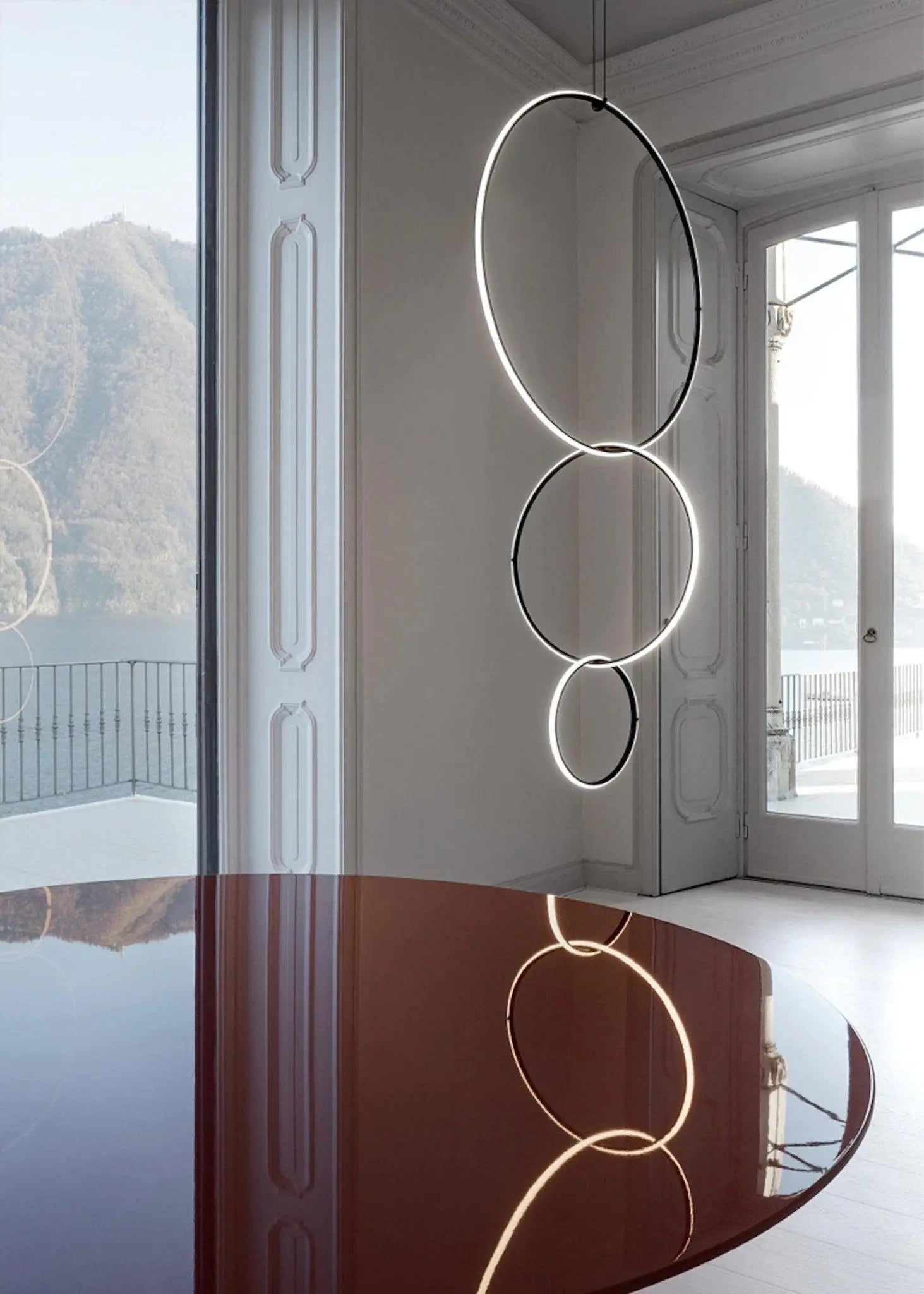 Lampa wisząca ARRANGEMENTS okrąg – Flos