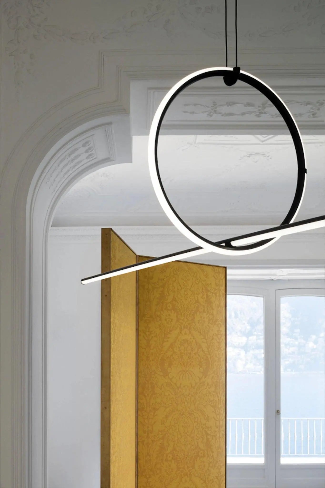 Lampa wisząca ARRANGEMENTS okrąg, marka Flos