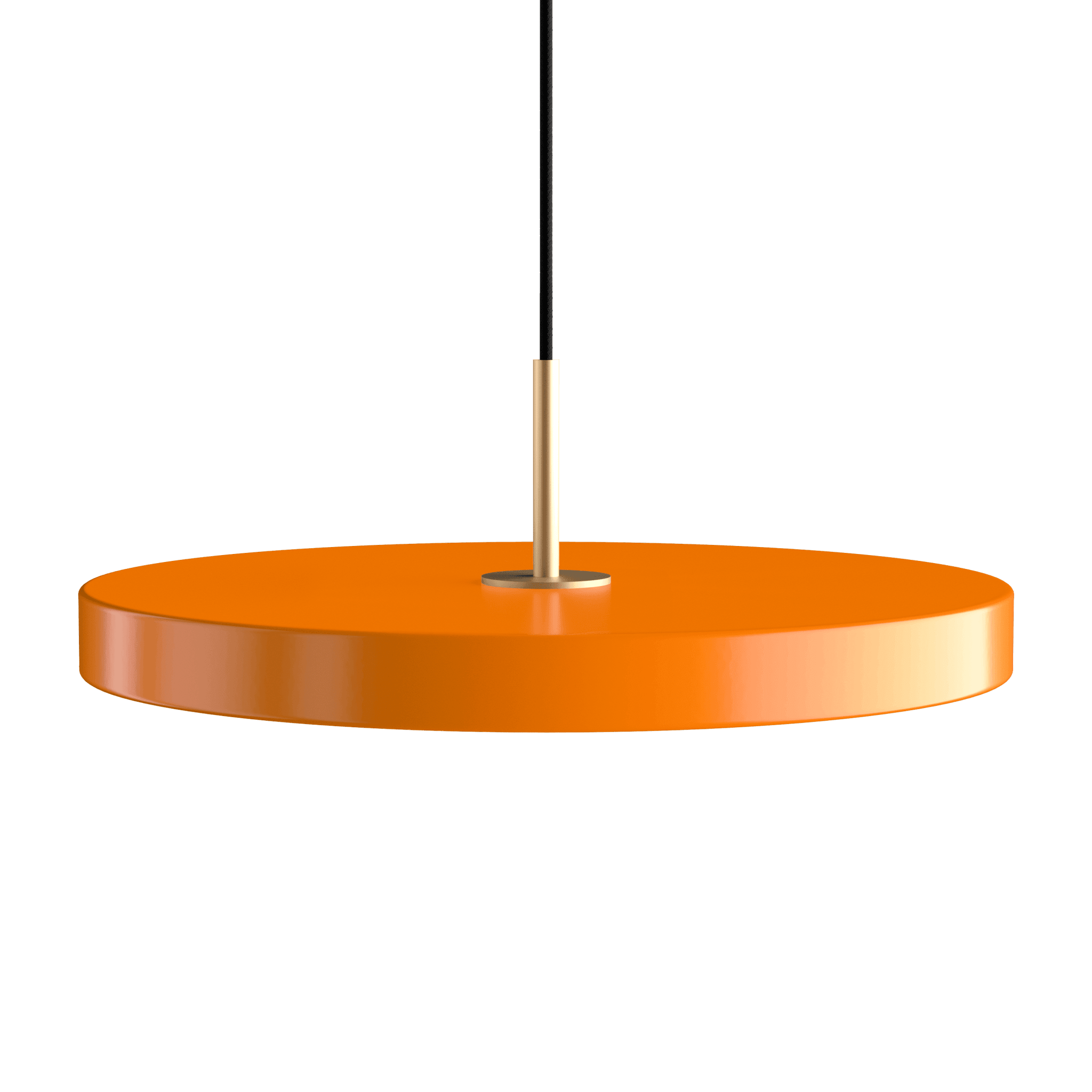 Lampa wisząca ASTERIA pomarańczowy UMAGE Ø43 x 4 cm Złoty Eye on Design