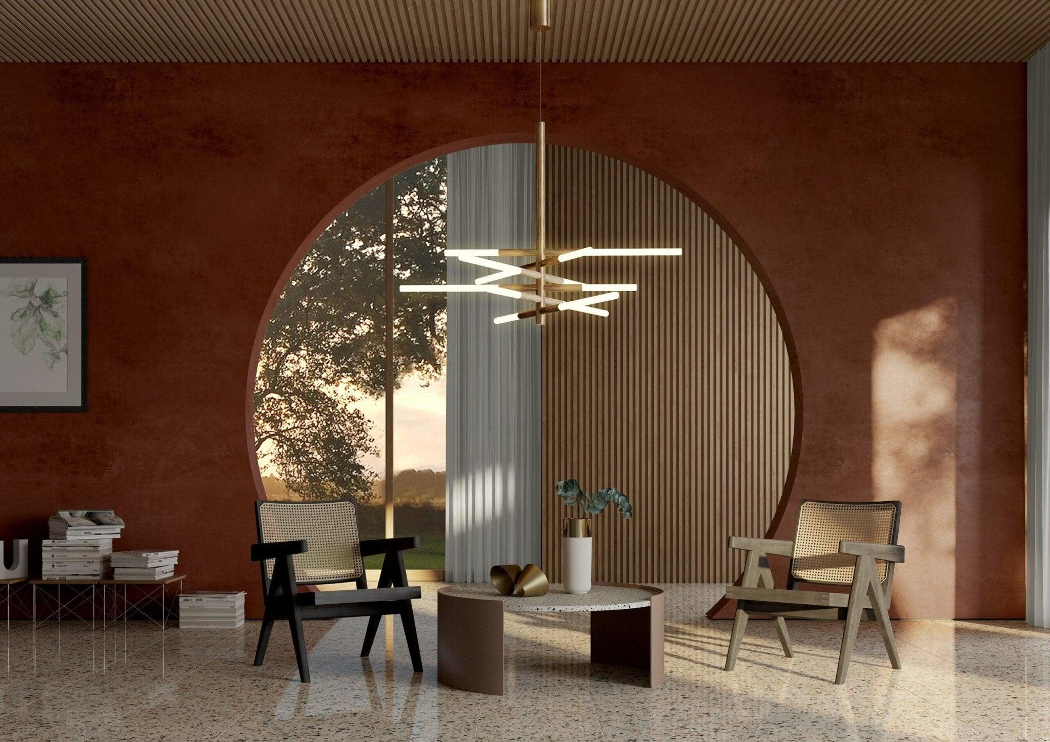 Lampa wisząca BIANCA DOUBLE złoty Contardi Eye on Design