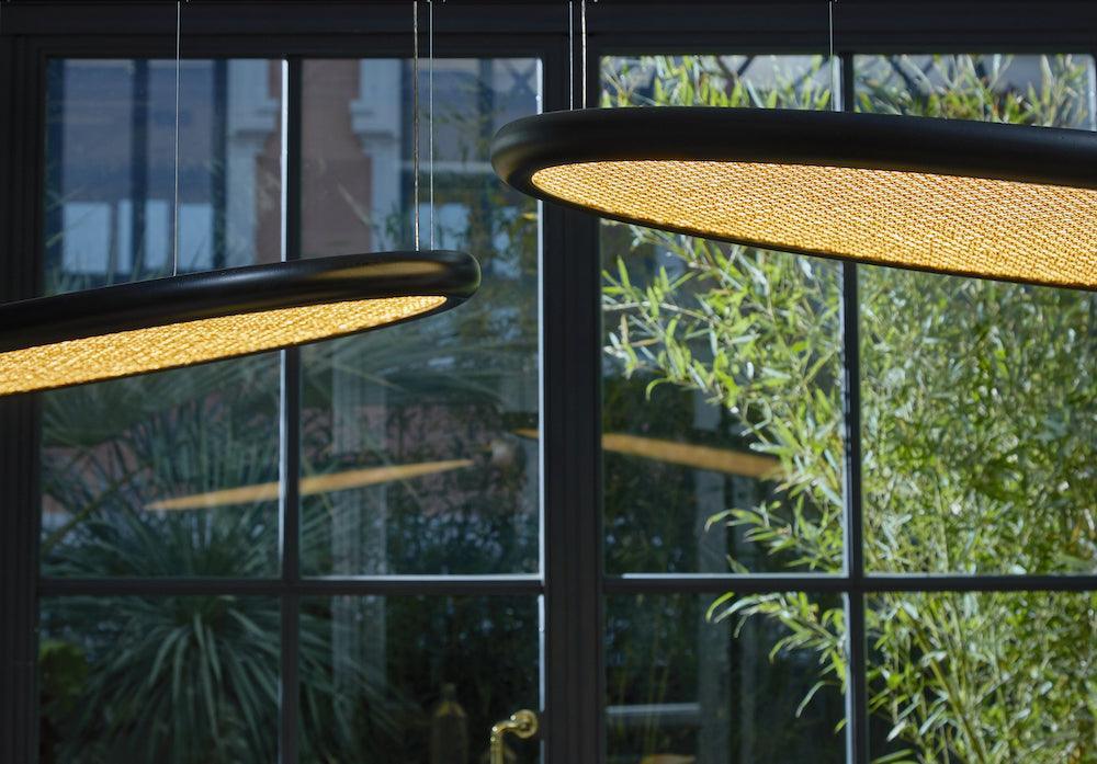 Lampa wisząca BOGOTÀ słoma wiedeńska Contardi Eye on Design