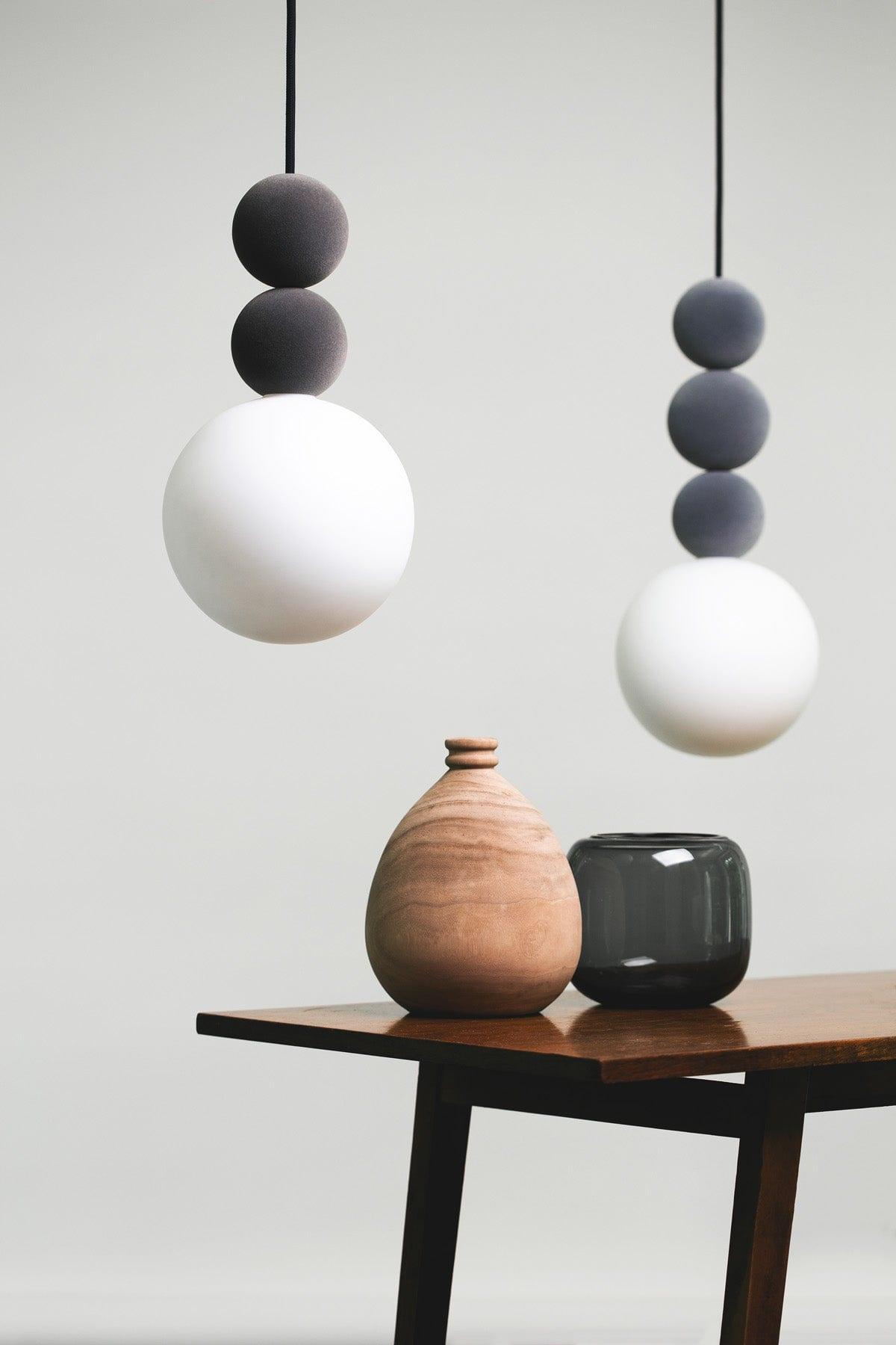 Lampa wisząca BOLA BOLA VELVET czarna Loftlight Eye on Design