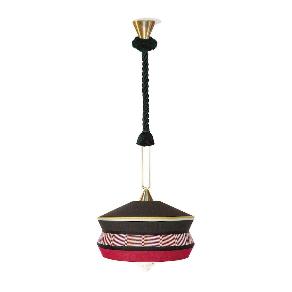 Lampa wisząca CALYPSO ANTIGUA czarny Contardi Eye on Design