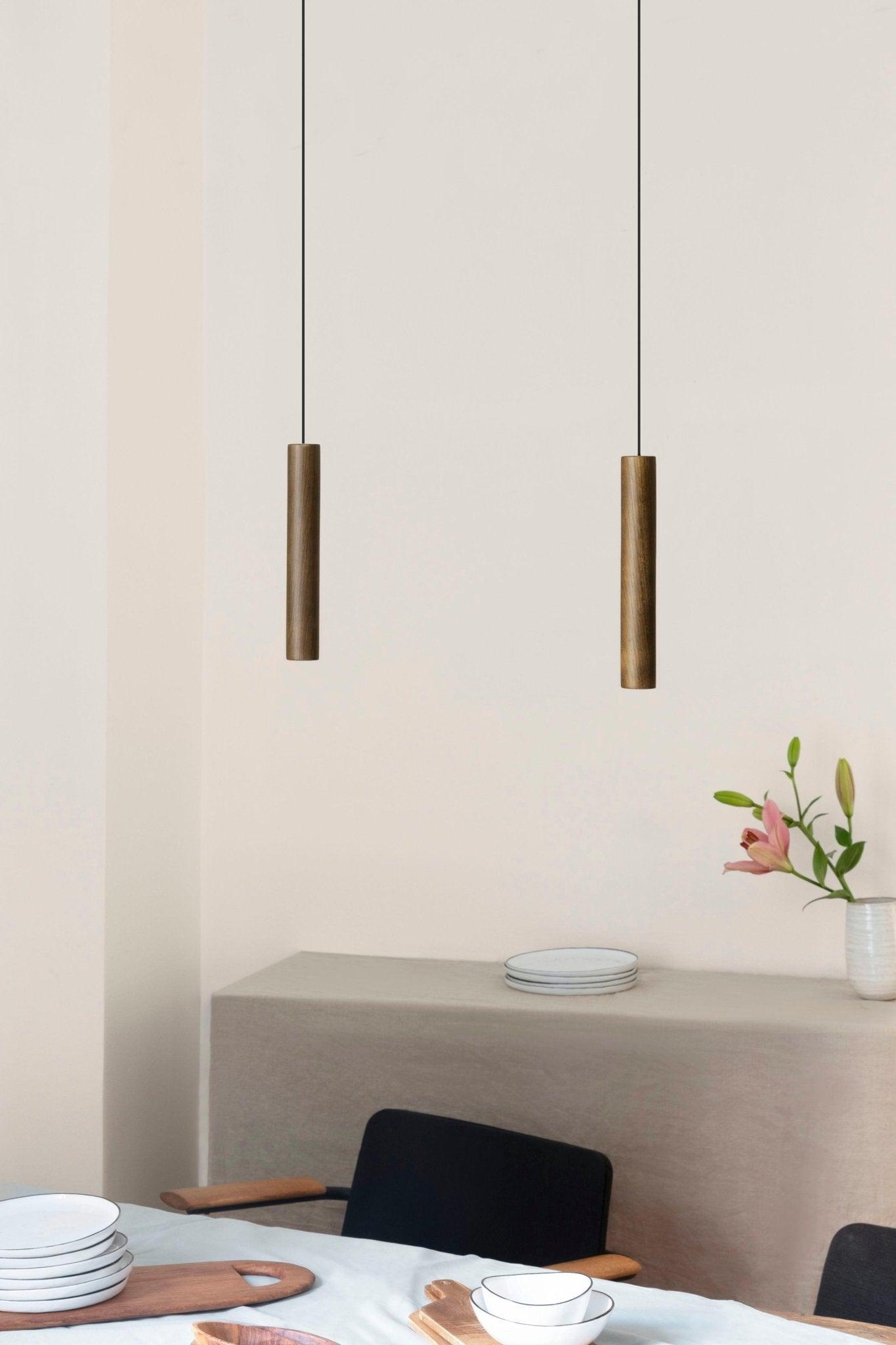 Lampa wisząca CHIMES ciemny dąb, marka Umage