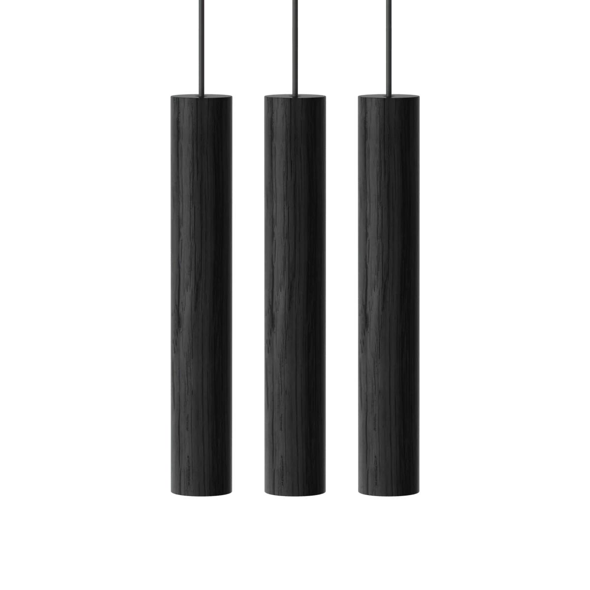 Lampa wisząca CHIMES CLUSTER 3 czarny dąb – Umage
