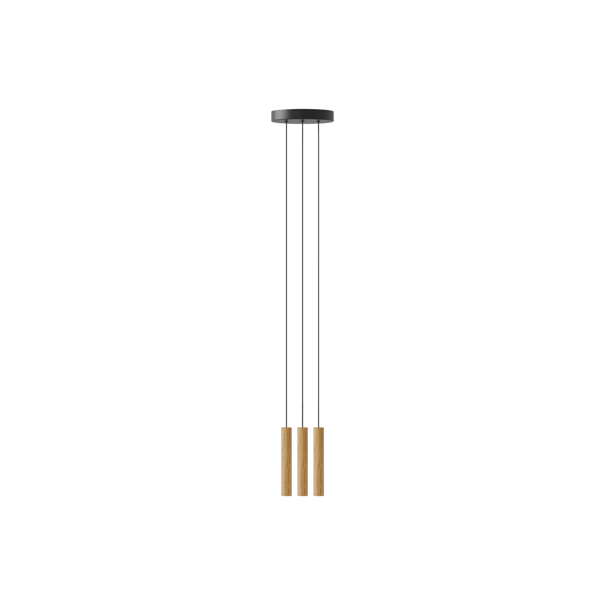 Lampa wisząca CHIMES CLUSTER 3 czarny dąb UMAGE Eye on Design