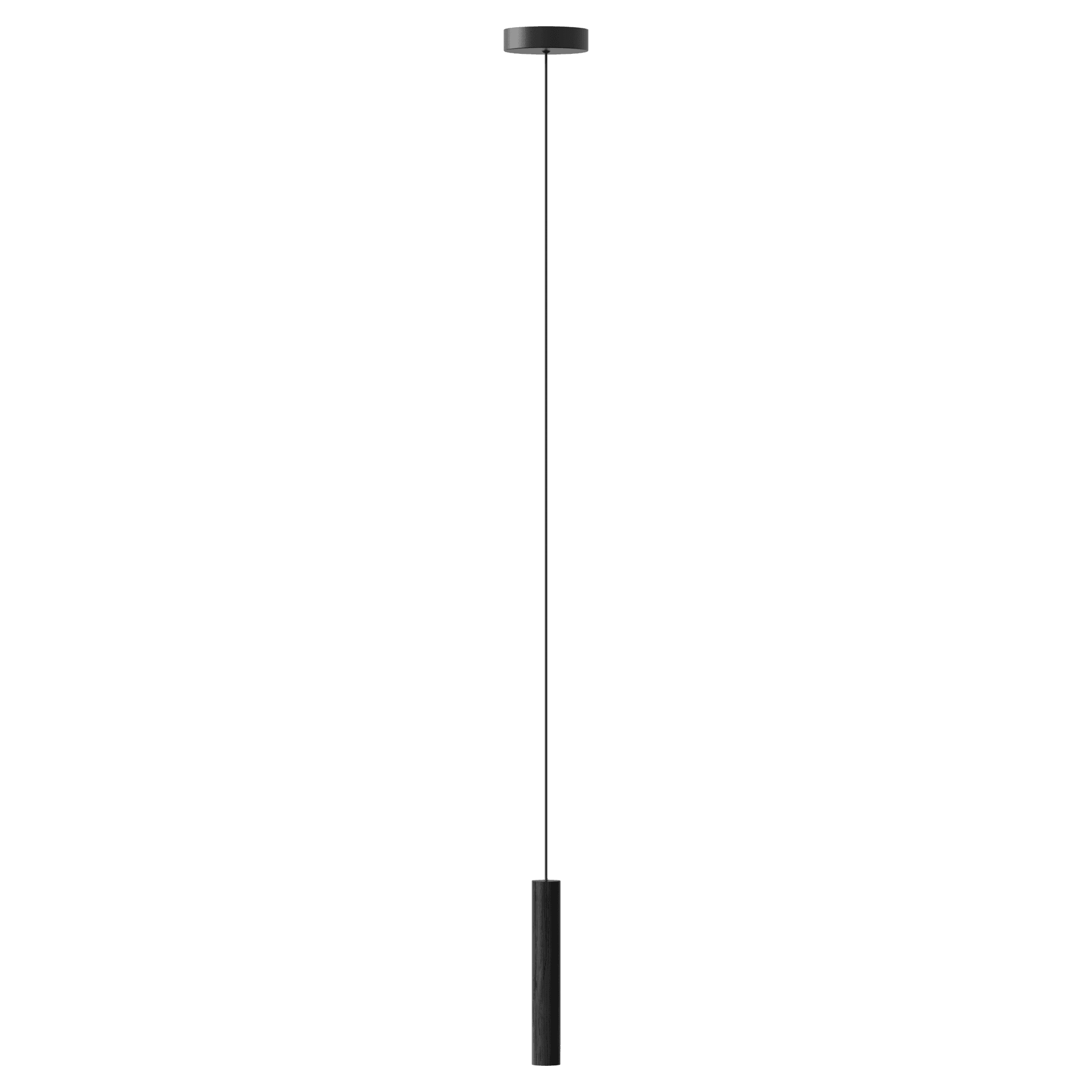 Lampa wisząca CHIMES czarny dąb – drewno dębowe