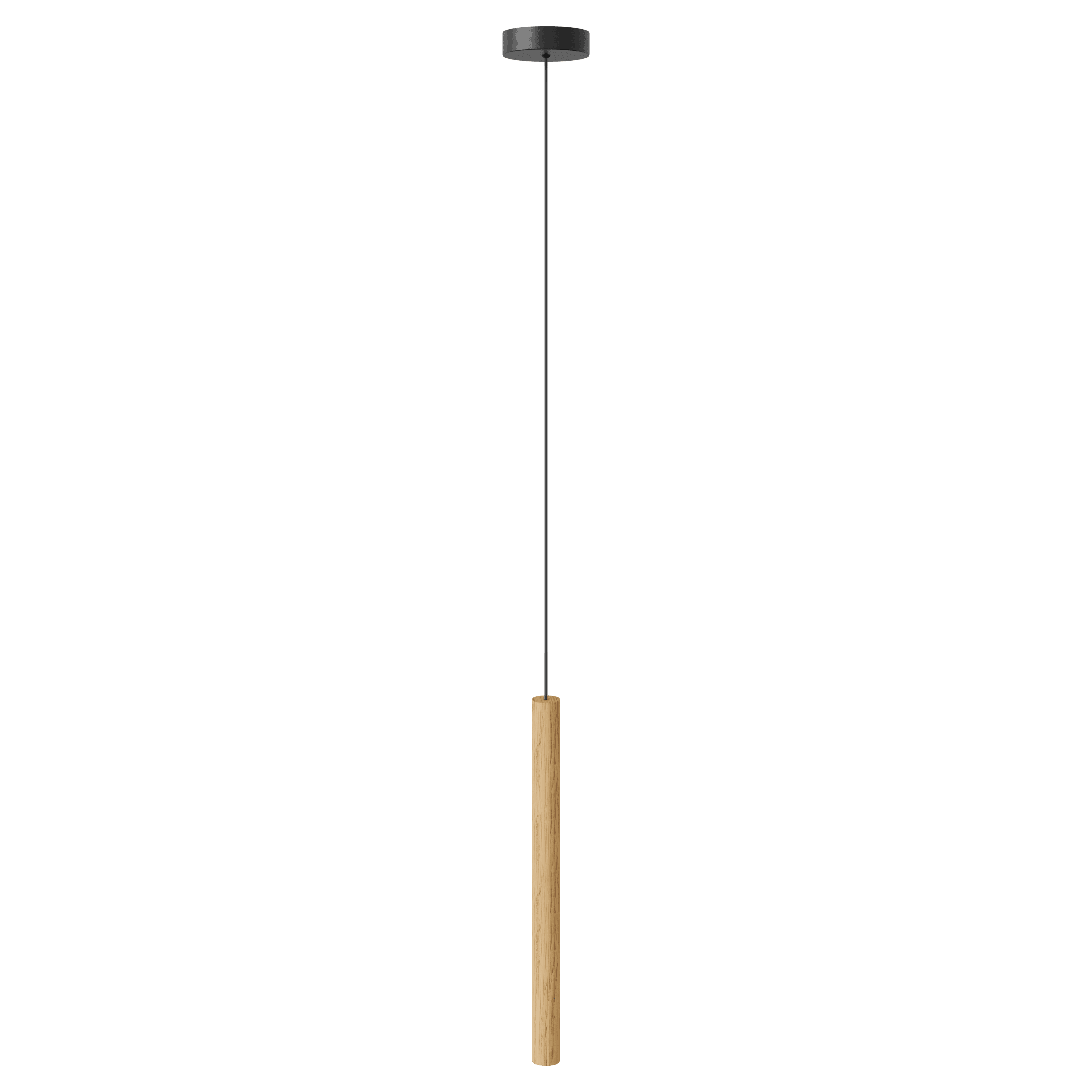 Lampa wisząca CHIMES TALL dąb z oświetleniem LED