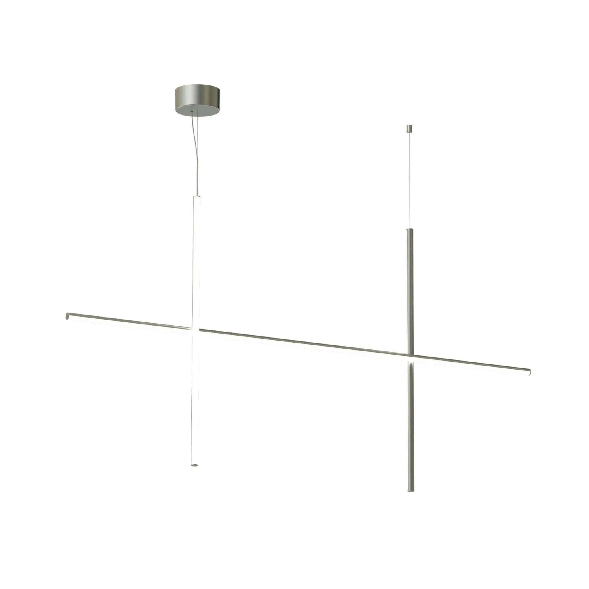 Lampa wisząca COORDINATES 2 srebrny – Flos