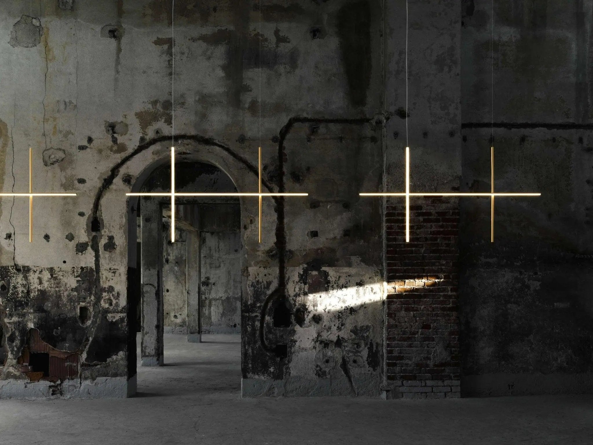 Lampa wisząca COORDINATES 2 szampański – Flos
