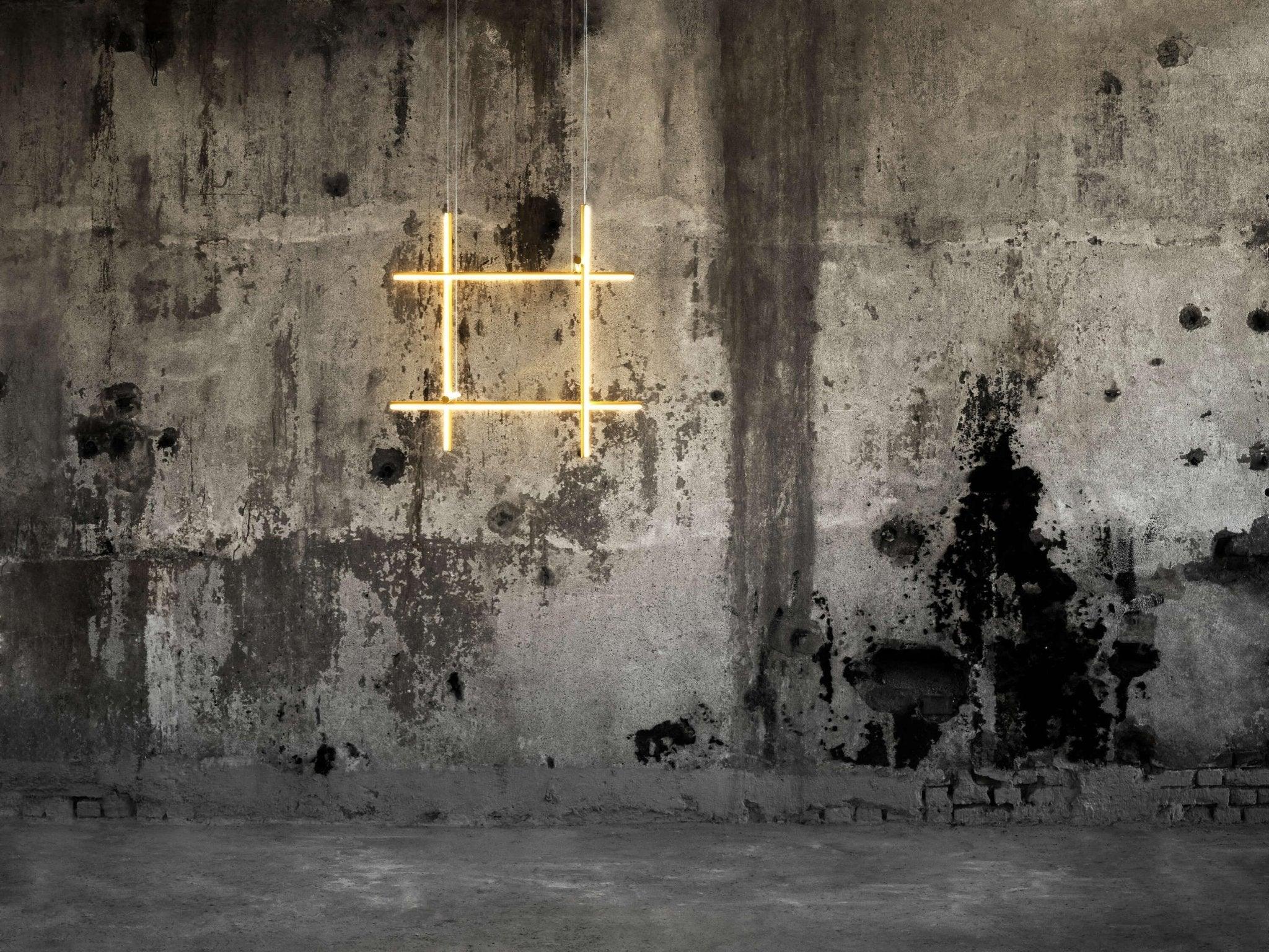 Lampa wisząca COORDINATES 3 szampański – styl minimalistyczny