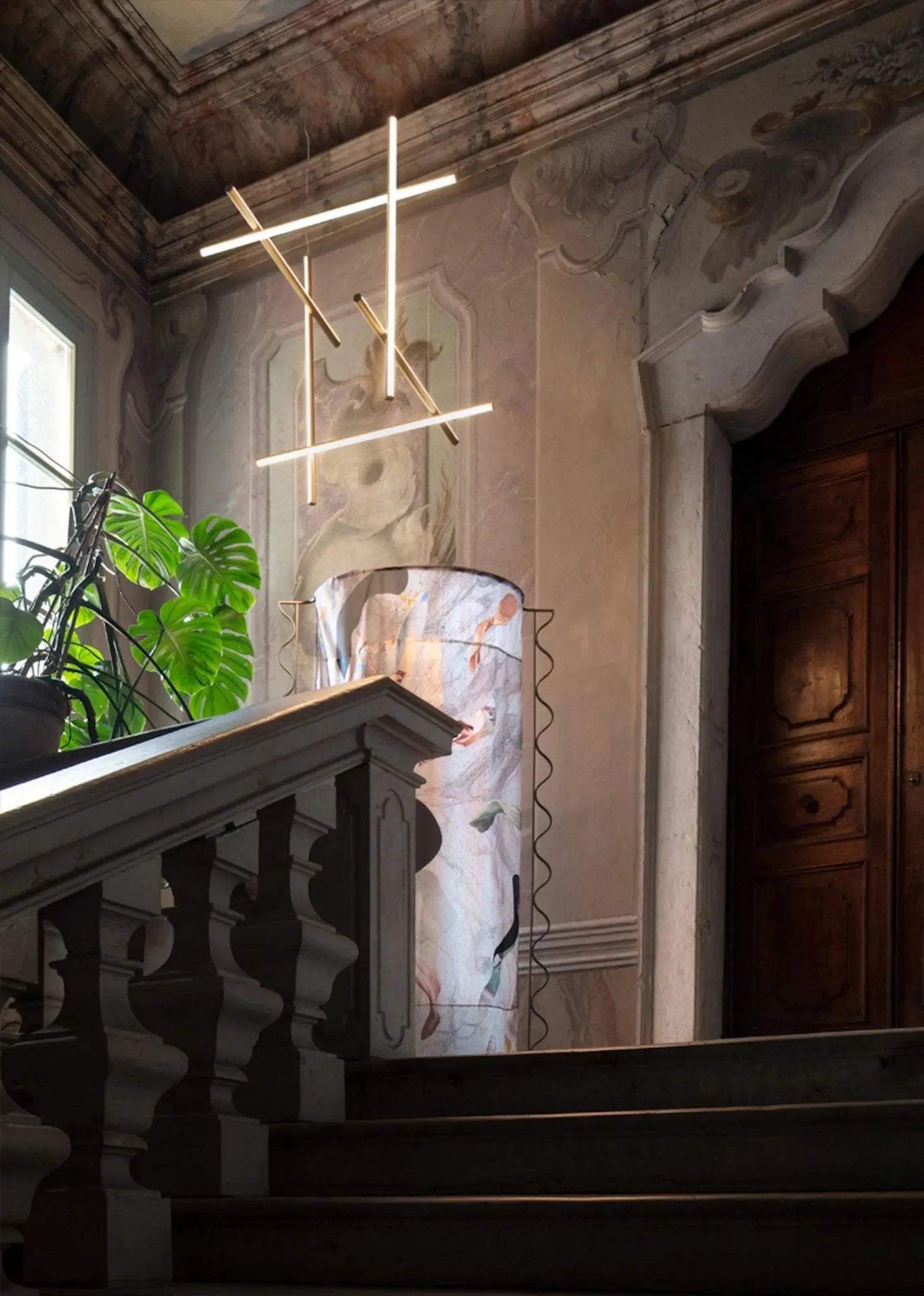 Lampa wisząca COORDINATES 3 szampański, marka Flos