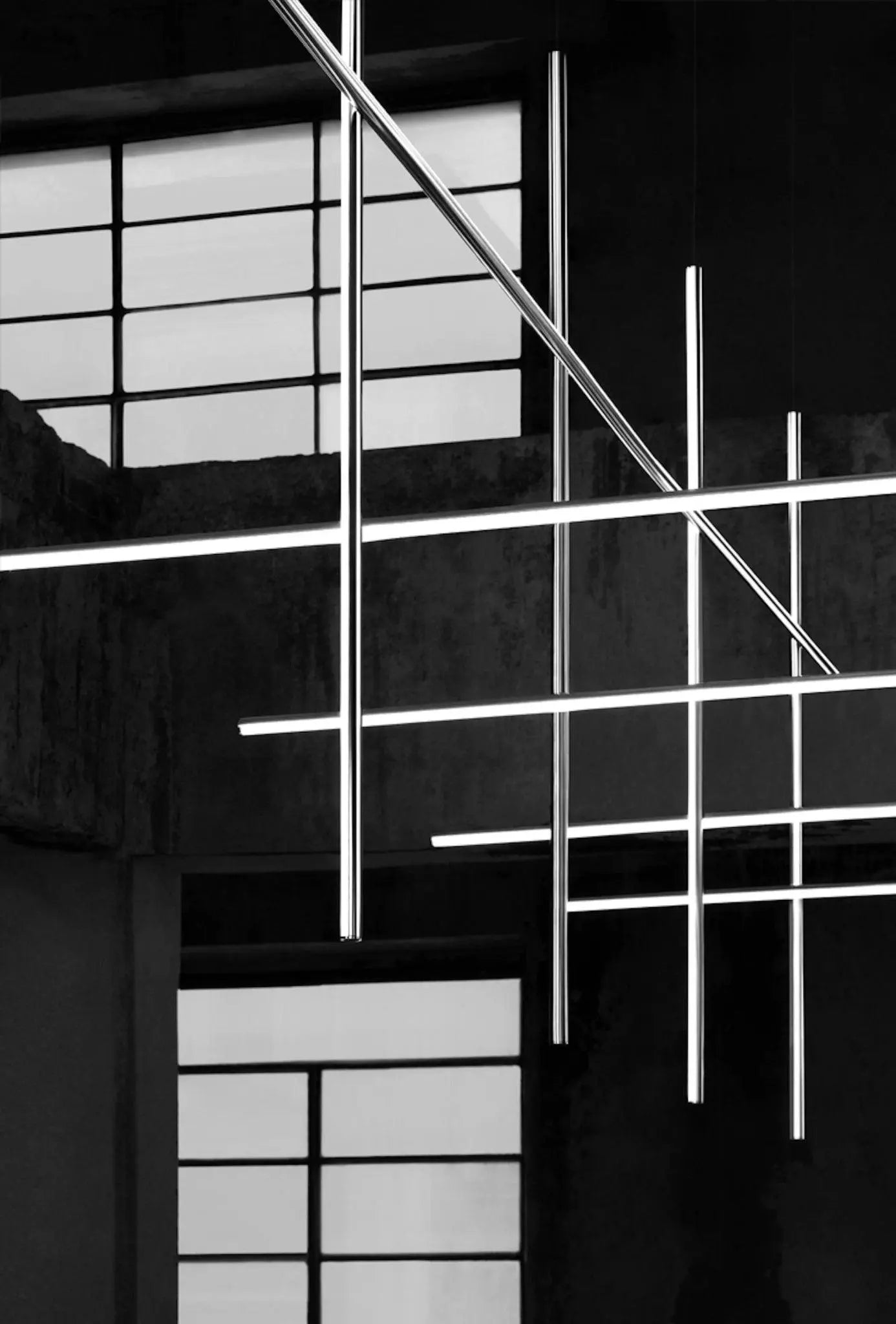 Lampa wisząca COORDINATES 4 srebrny – Flos