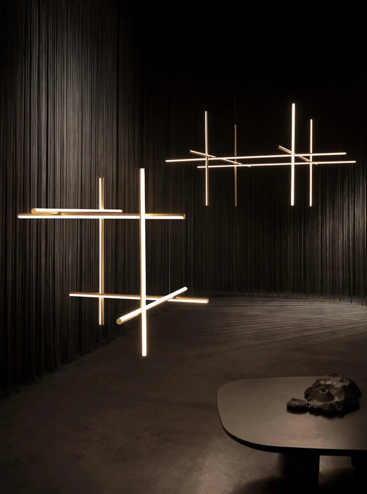 Lampa wisząca COORDINATES 4 szampański, marka Flos