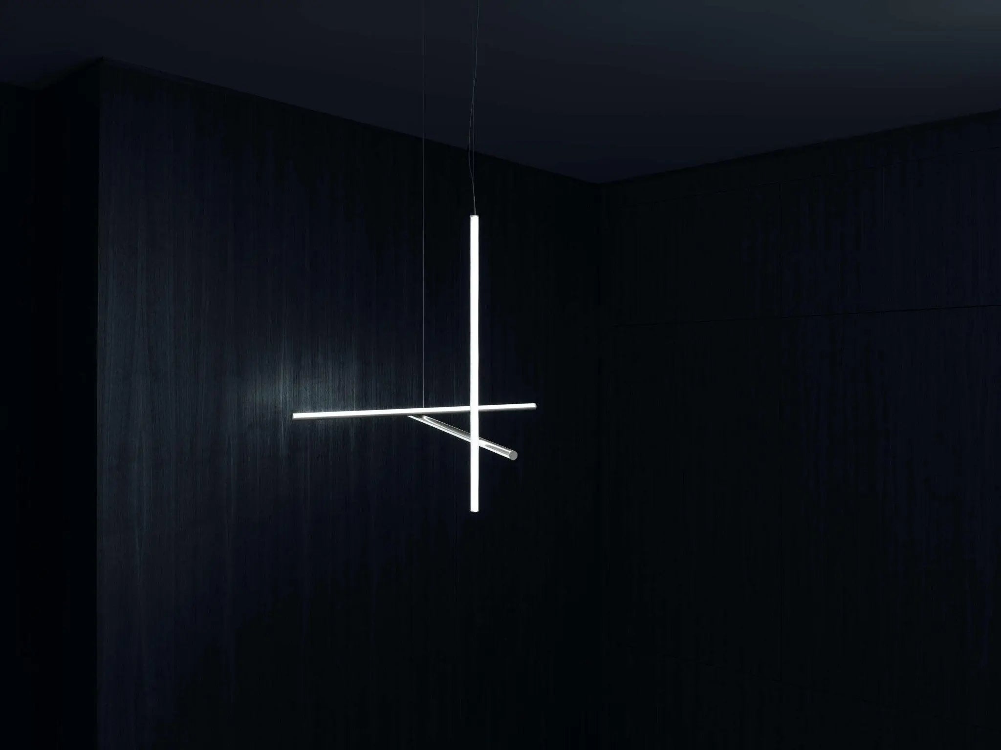 Lampa wisząca COORDINATES srebrny – styl minimalistyczny