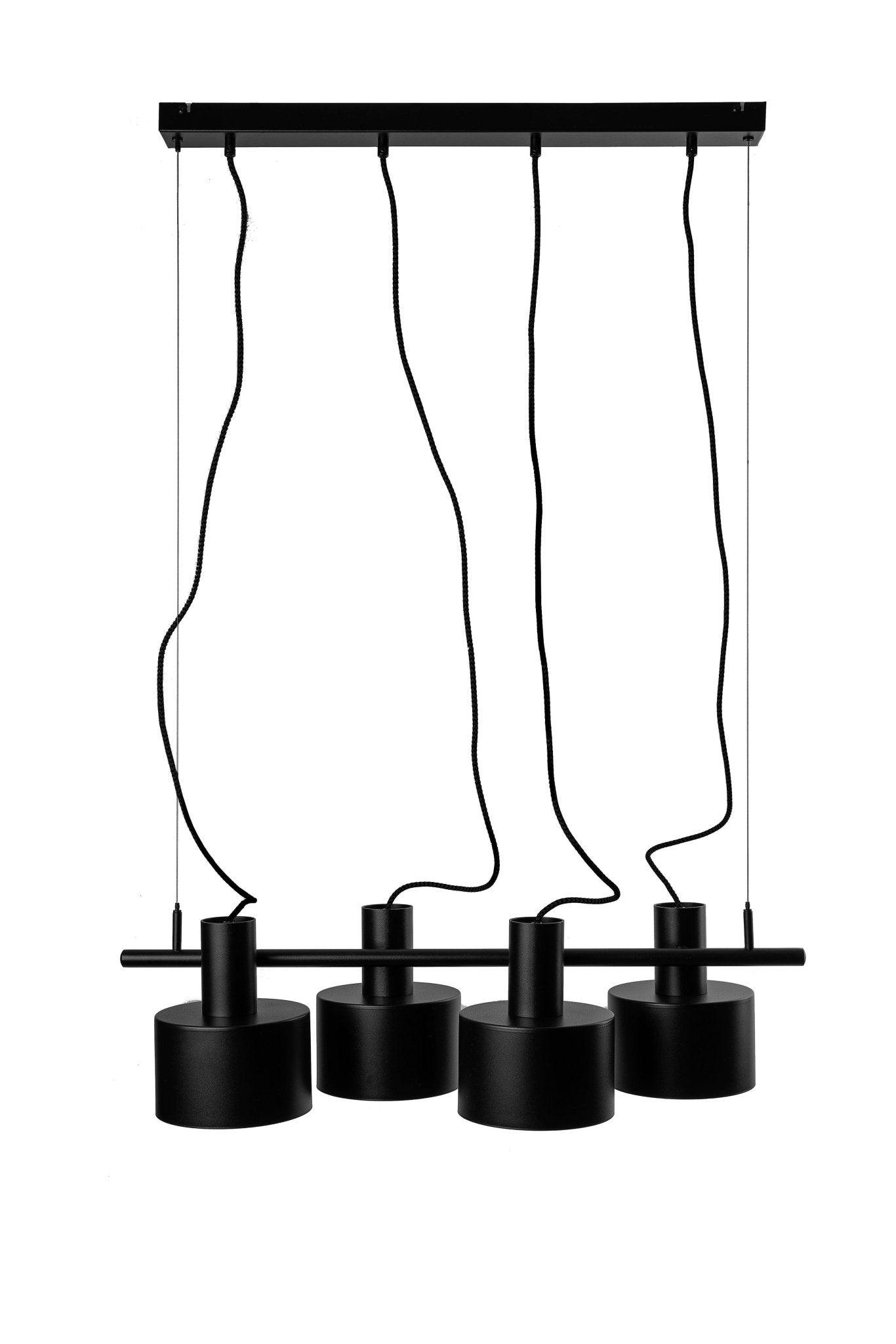 Lampa wisząca ENKEL QUATTRO czarny Ummo Eye on Design