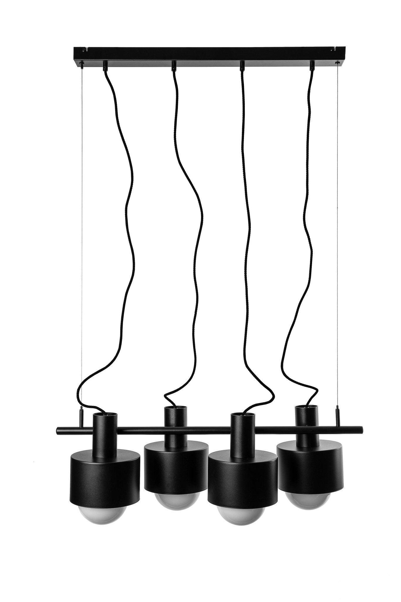 Lampa wisząca ENKEL QUATTRO czarny Ummo Eye on Design