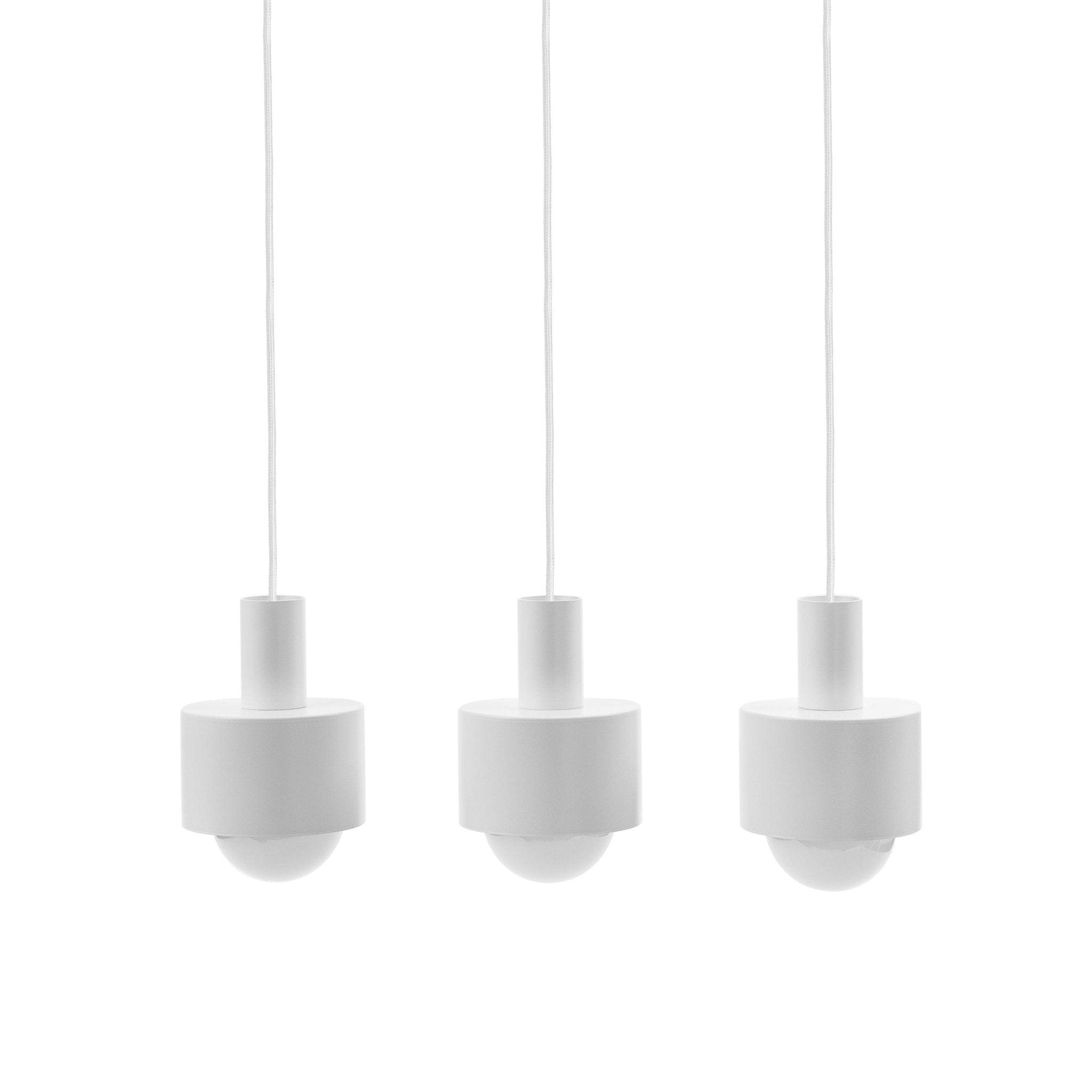 Lampa wisząca ENKEL TRE biały – Ummo