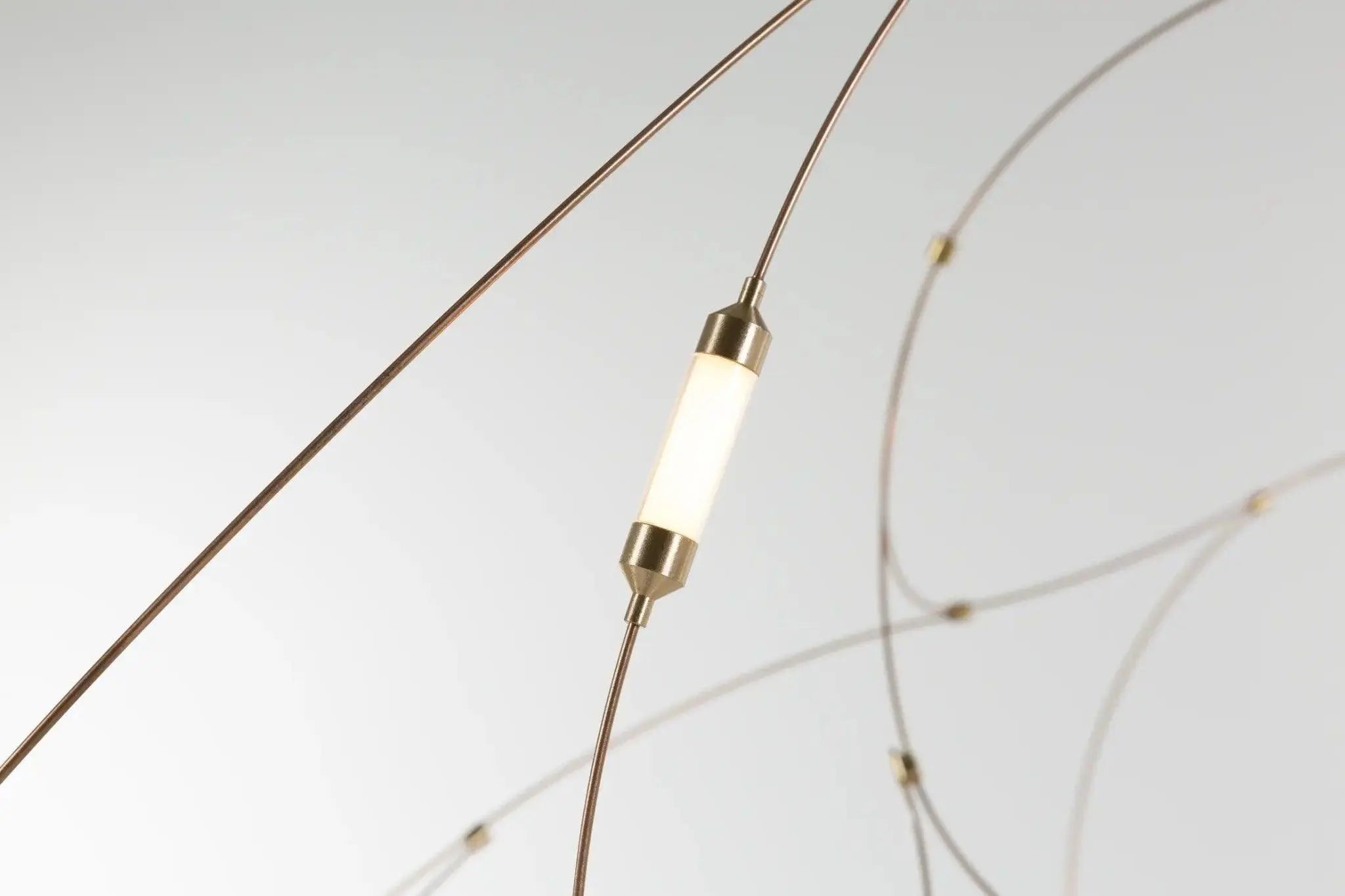 Lampa wisząca FLOCK OF LIGHT mosiądz, marka Moooi
