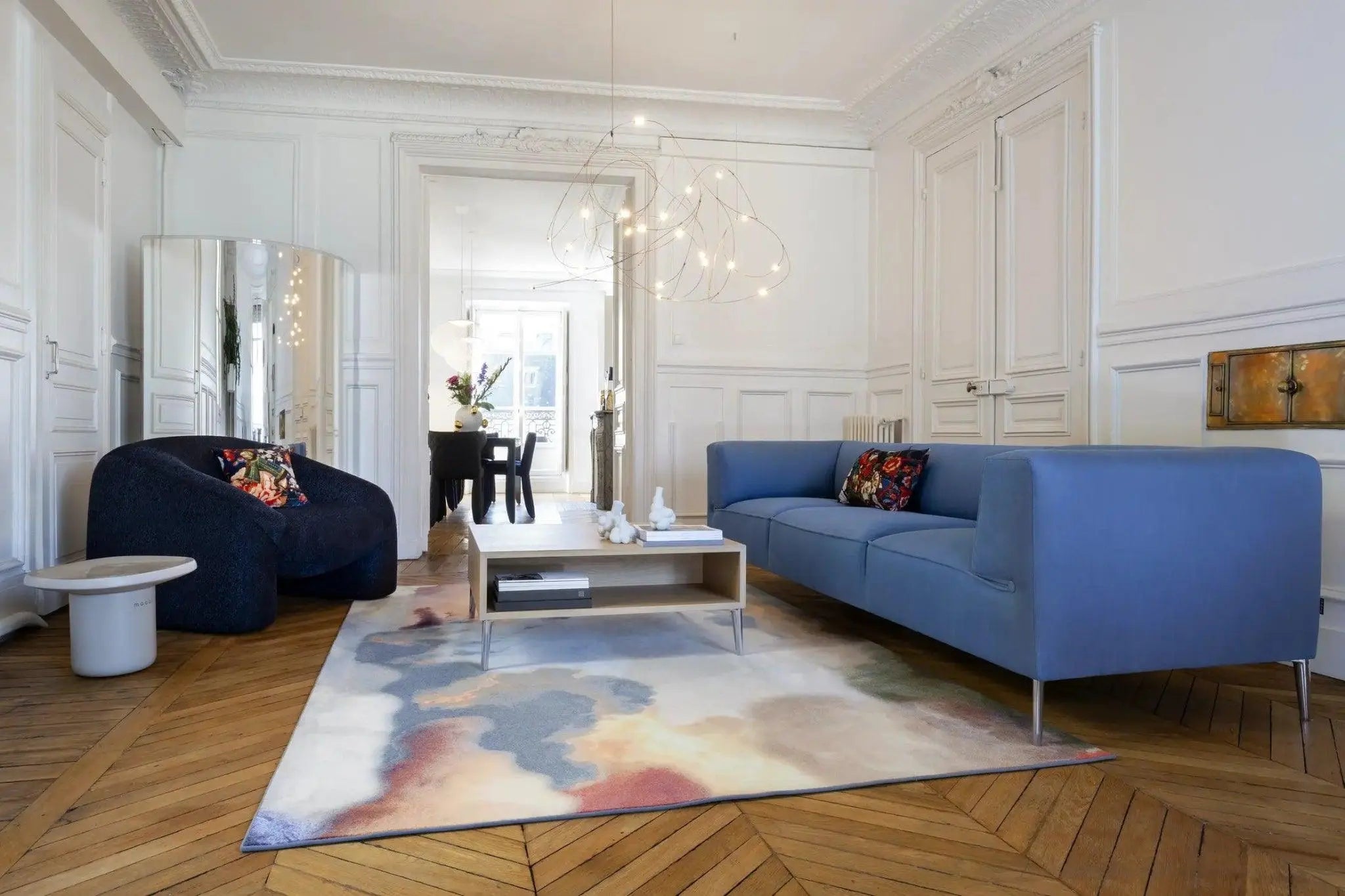Lampa wisząca FLOCK OF LIGHT mosiądz – Moooi