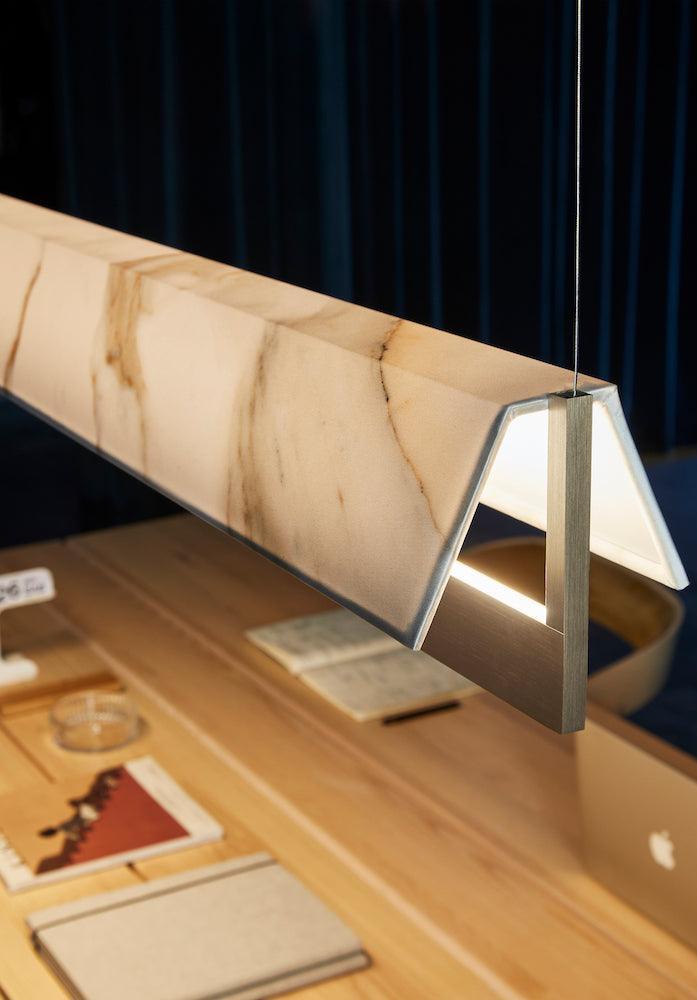 Lampa wisząca FLY antracytowy z efektem marmuru Contardi Eye on Design