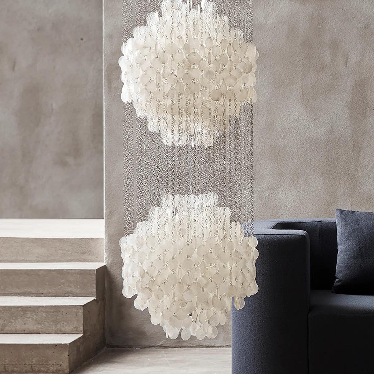 Lampa wisząca FUN 3DM masa perłowa Verpan Eye on Design