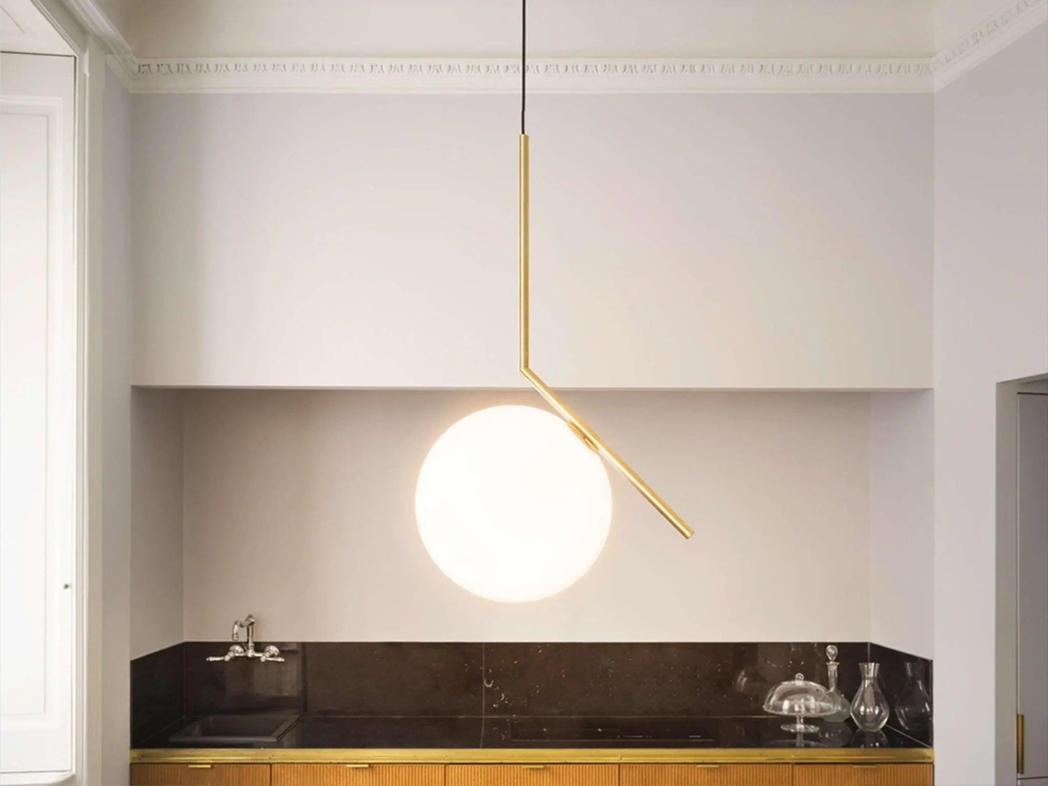 Lampa wisząca IC LIGHTS mosiężny – mosiądz, Flos