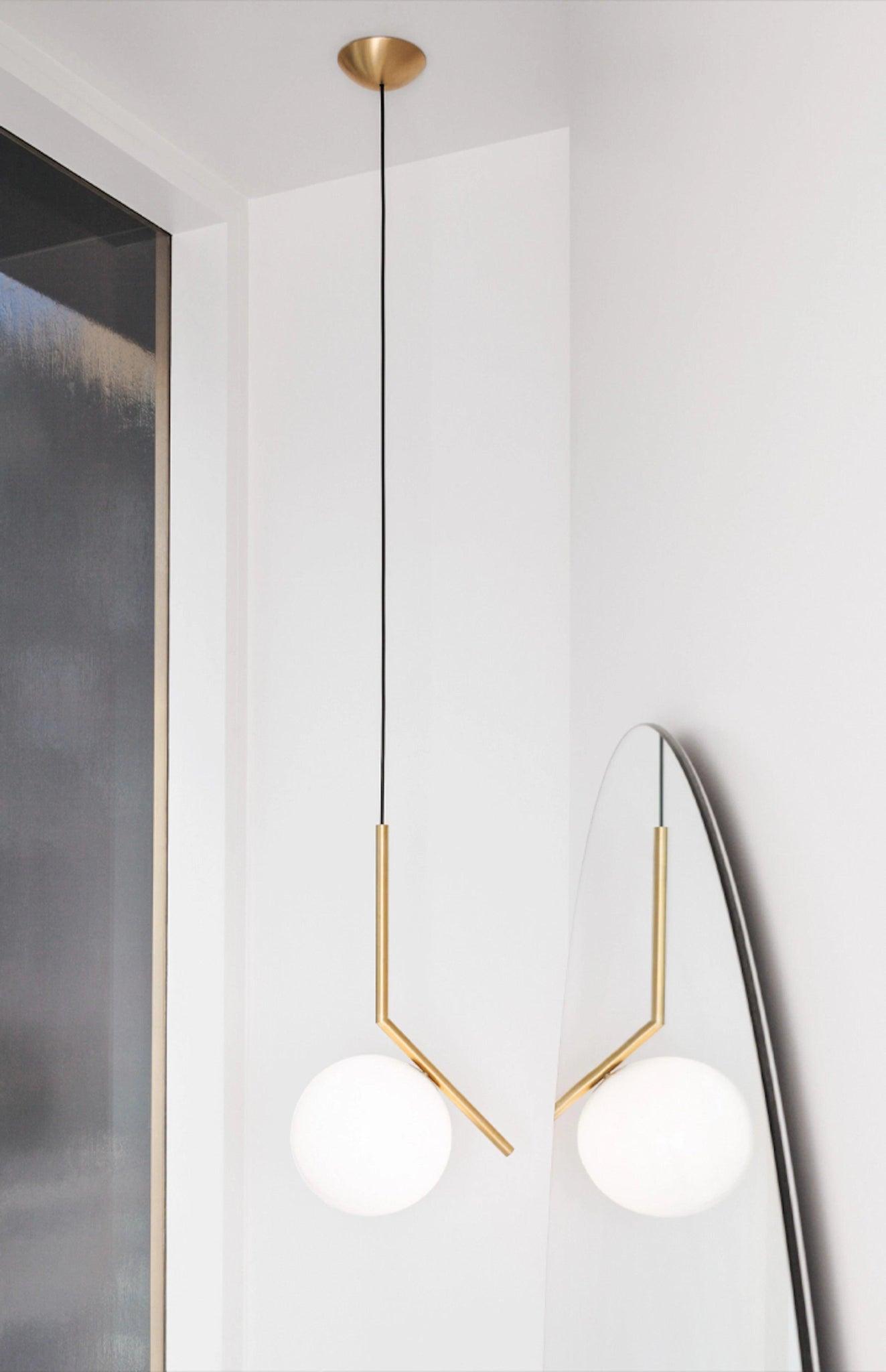 Lampa wisząca IC LIGHTS mosiężny Flos Eye on Design