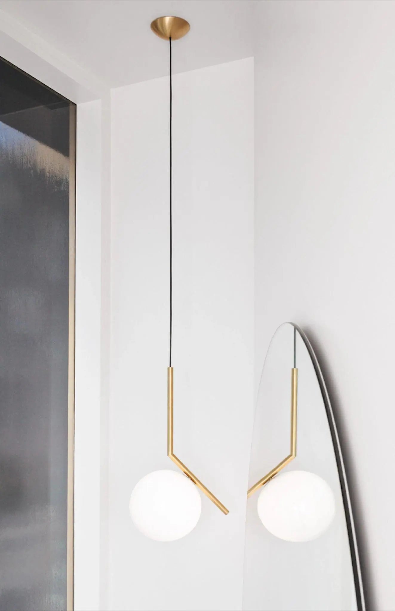 Lampa wisząca IC LIGHTS mosiężny – mosiądz, Flos