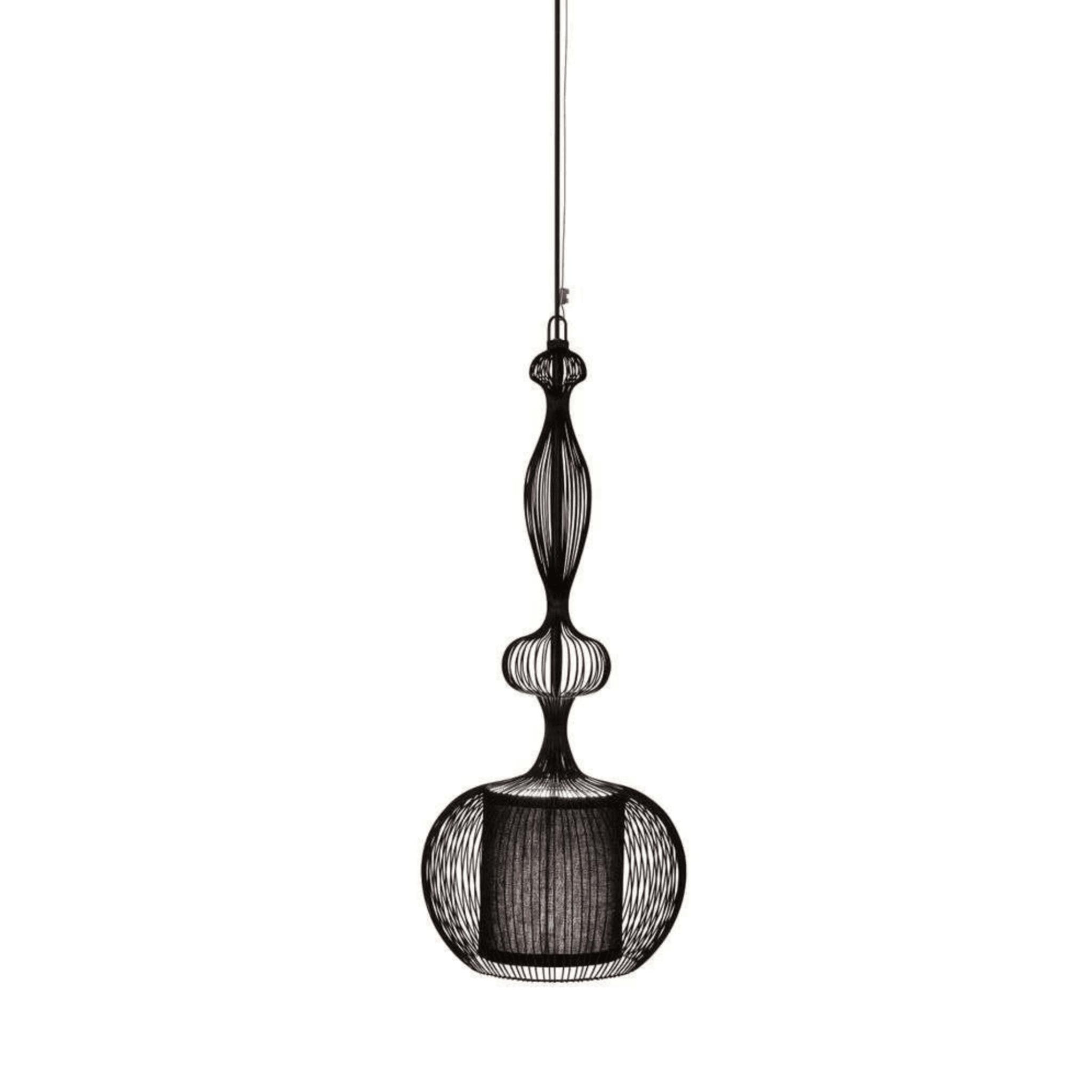 Lampa wisząca IMPERATRICE czarny Forestier Eye on Design