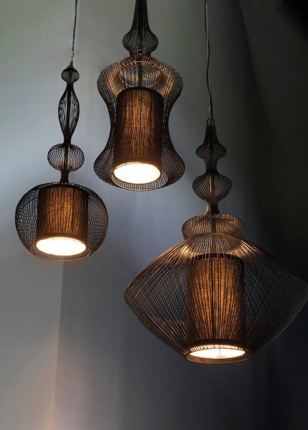 Lampa wisząca IMPERATRICE czarny Forestier Eye on Design