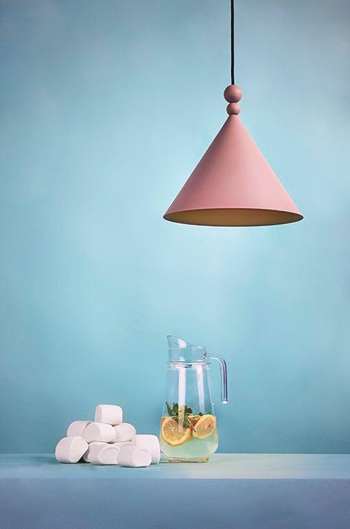 Lampa wisząca KONKO pudrowy róż Loftlight Eye on Design
