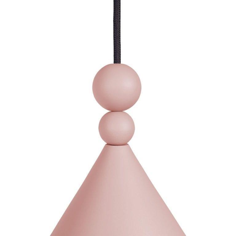Lampa wisząca KONKO pudrowy róż Loftlight Eye on Design