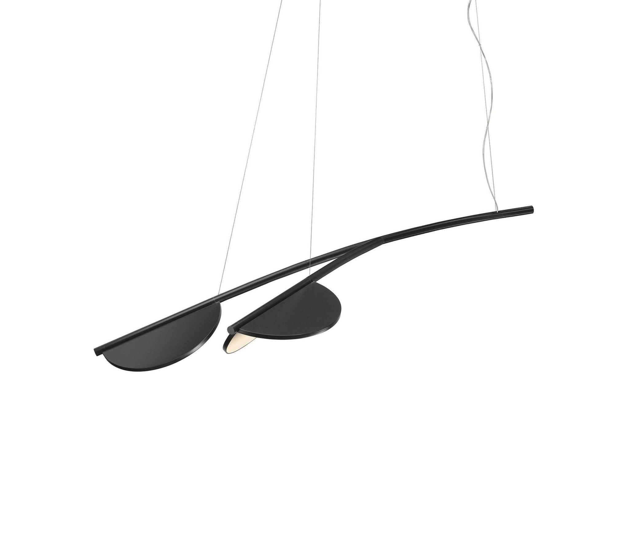 Lampa wisząca krótka ALMENDRA ORGANIC antracytowy Flos 2 Eye on Design