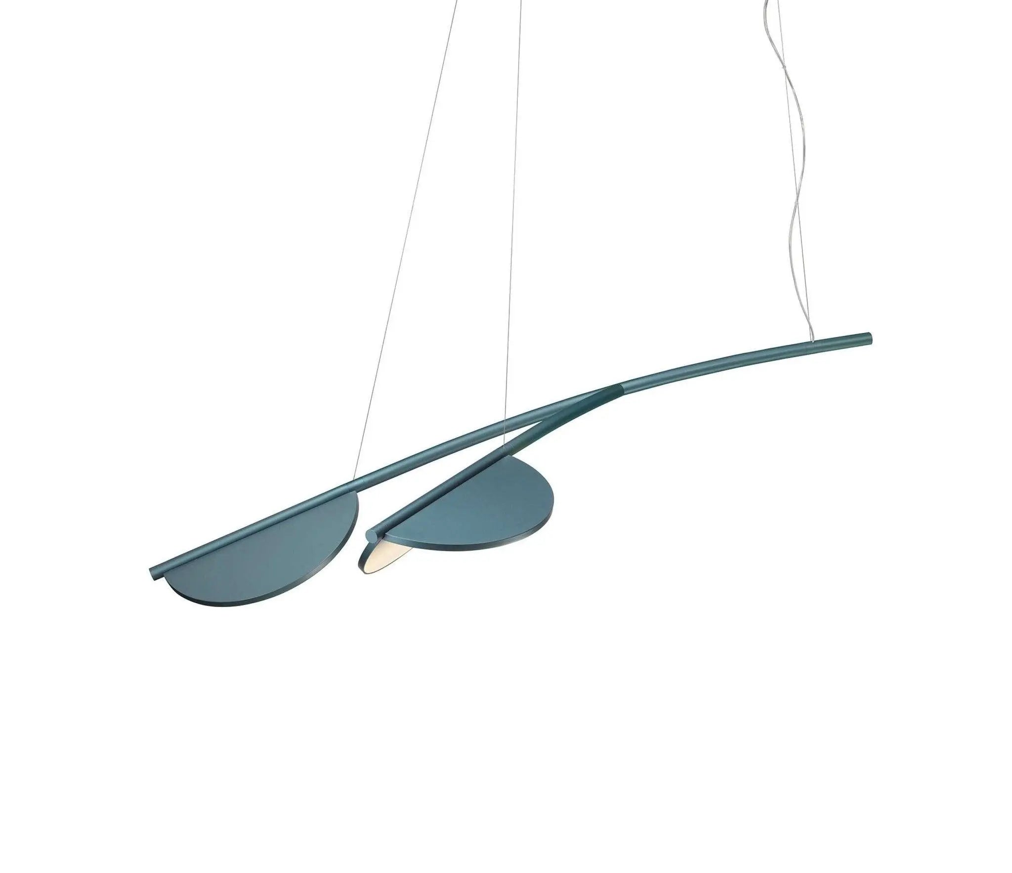 Lampa wisząca krótka ALMENDRA ORGANIC niebieski – Flos