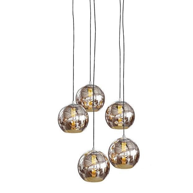 Lampa wisząca KUBRIC satynowy złoty Contardi Eye on Design