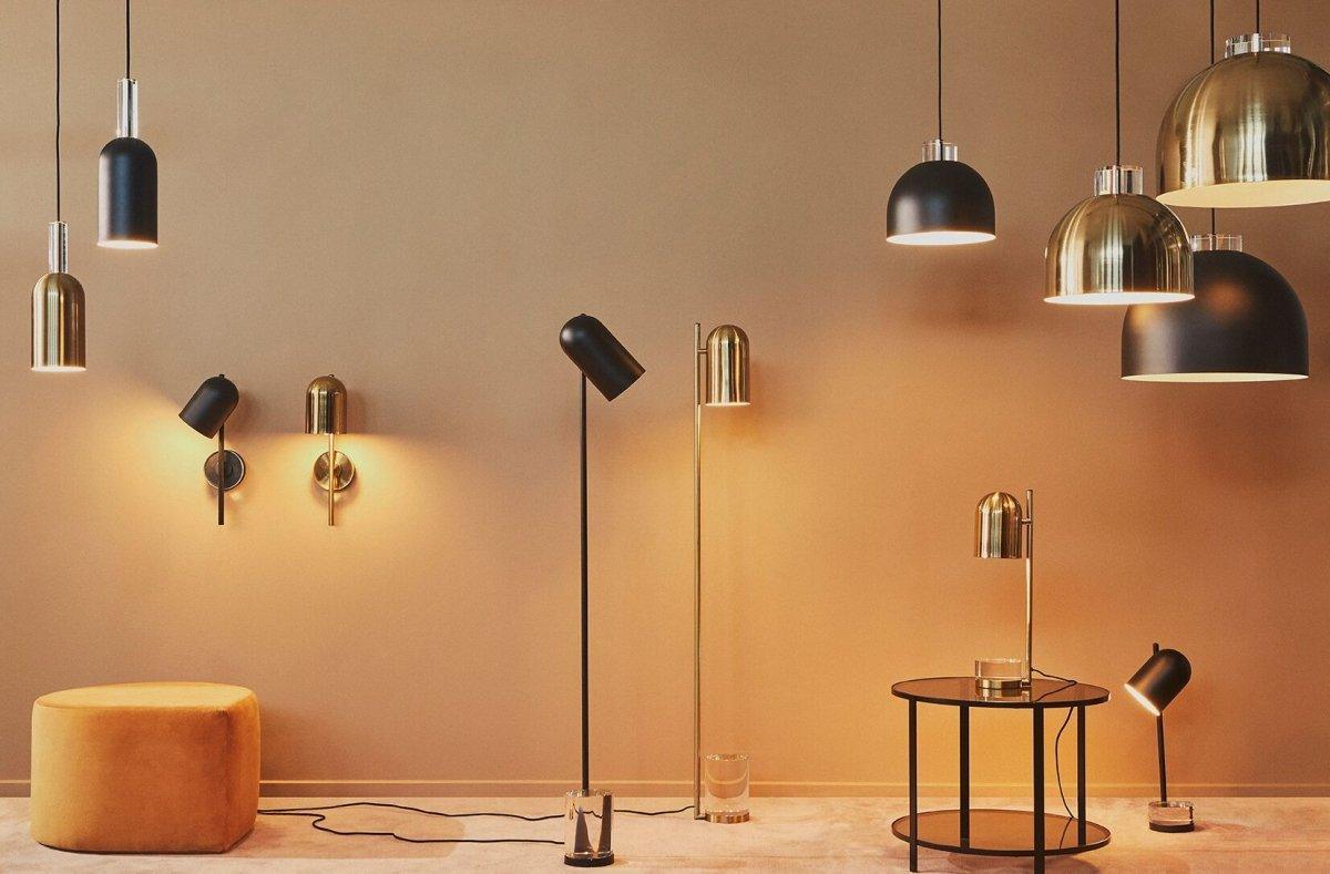 Lampa wisząca LUCEO ROUND złoty AYTM Eye on Design