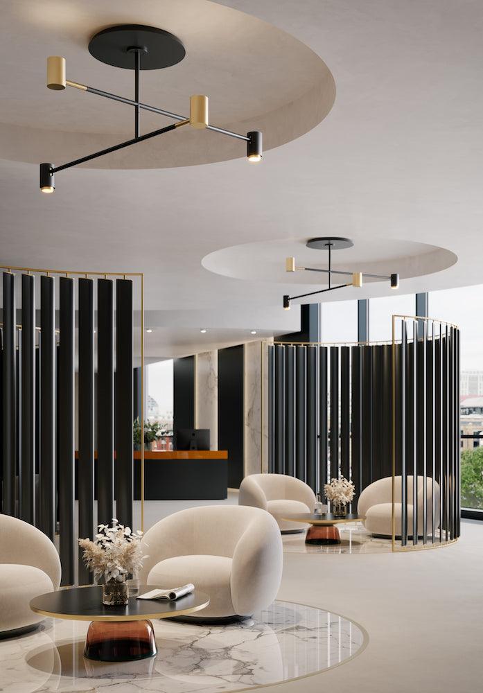 Lampa wisząca MELANOCETUS DOUBLE czarny Contardi Eye on Design