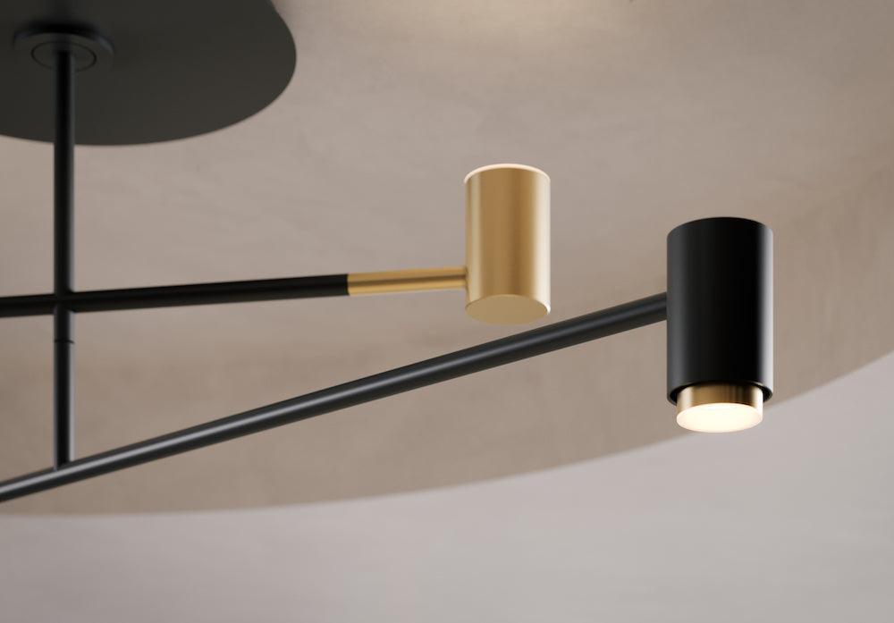 Lampa wisząca MELANOCETUS DOUBLE czarny Contardi Eye on Design