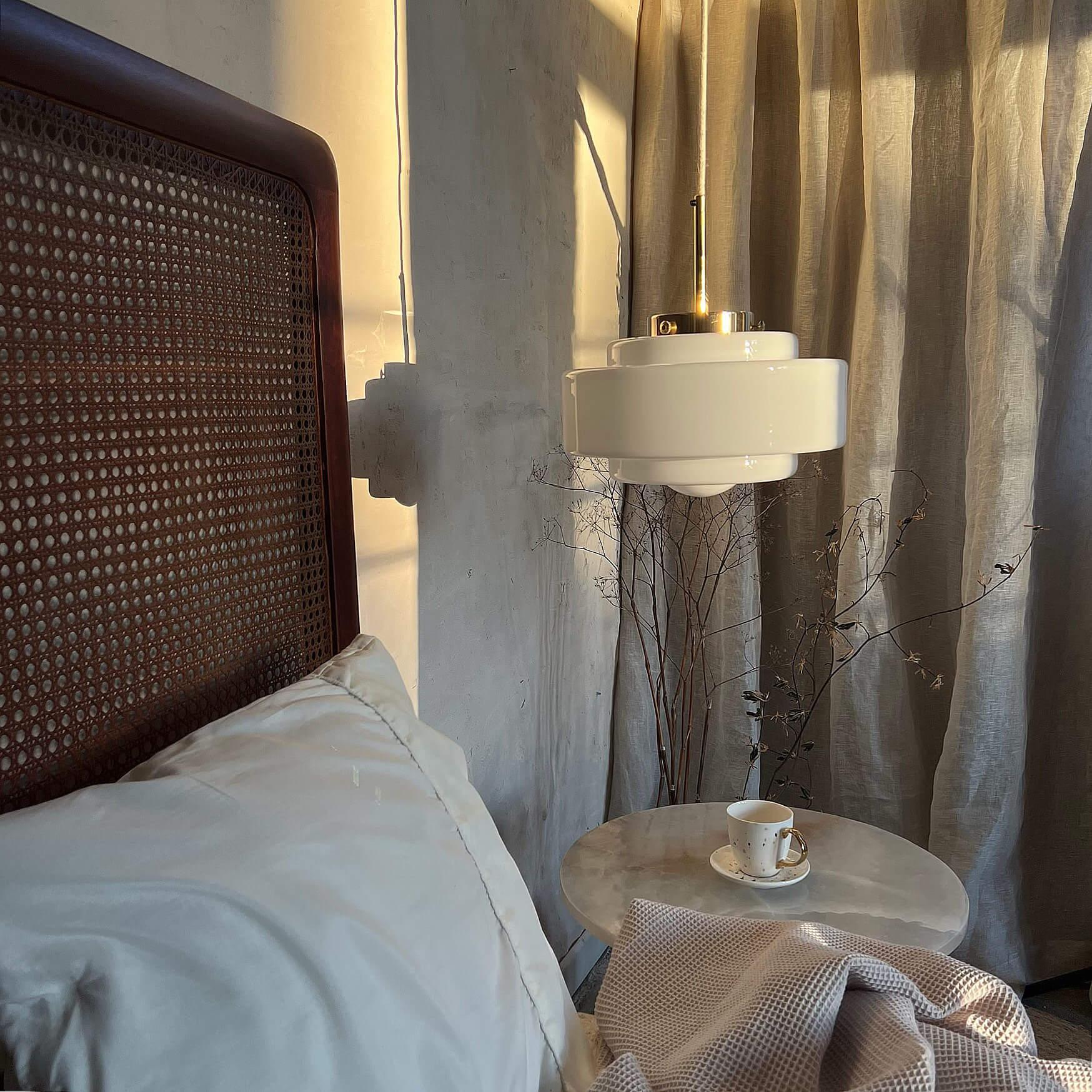 Lampa wisząca MÉMOIRE nikiel Embassy Interiors Eye on Design