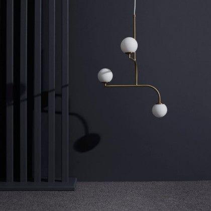 Lampa wisząca MOBIL mosiężny Pholc Eye on Design