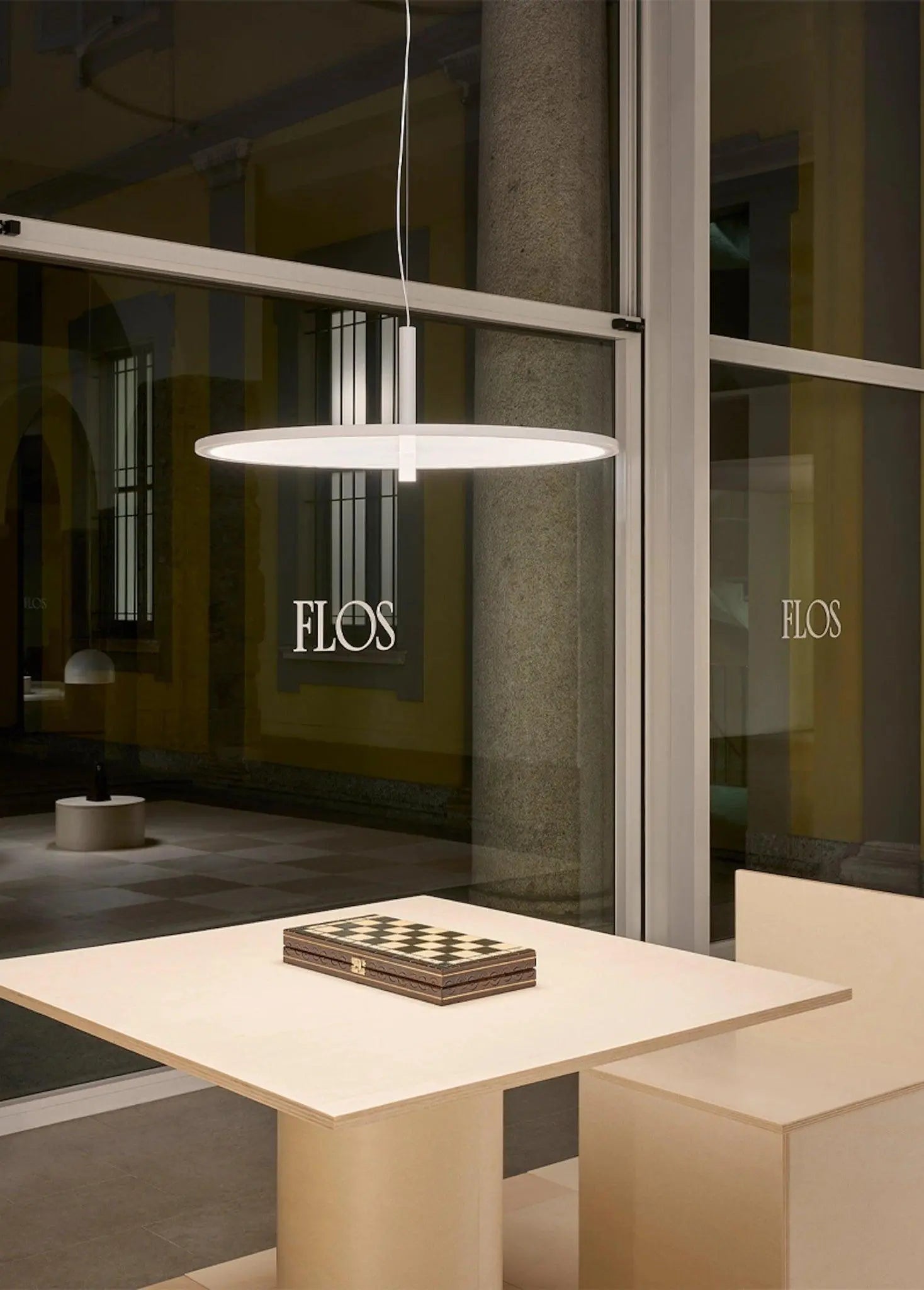 Lampa wisząca MY DISC biały – metal